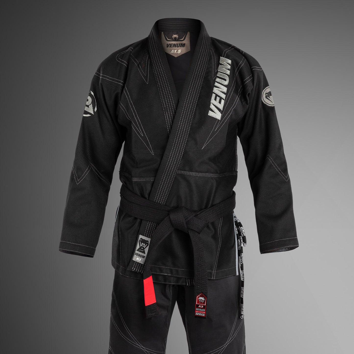 Venum x Polaris BJJ Gi - Black/Storm Grey