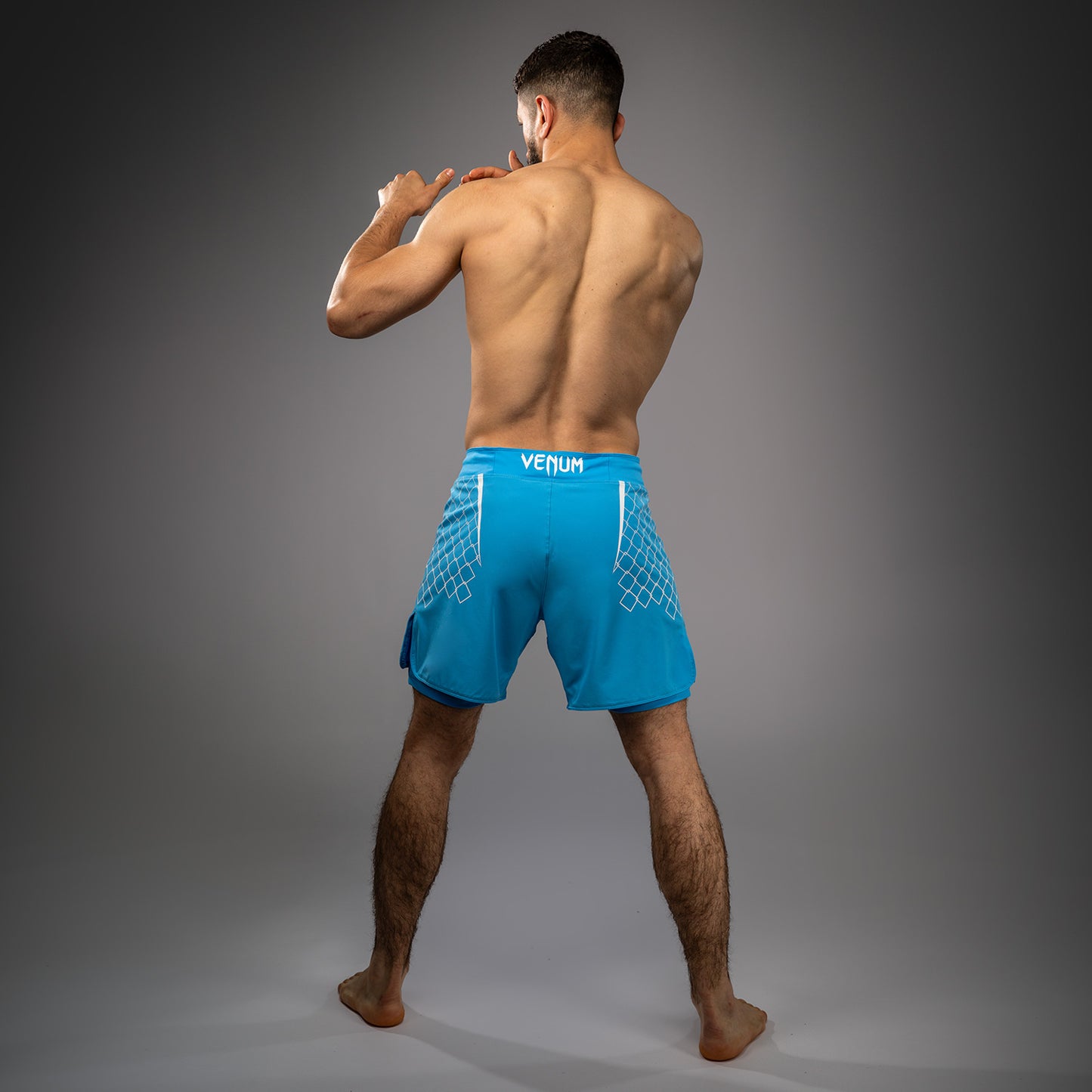 Venum x WOW FC Men’s Fight Shorts - Pacific Blue
