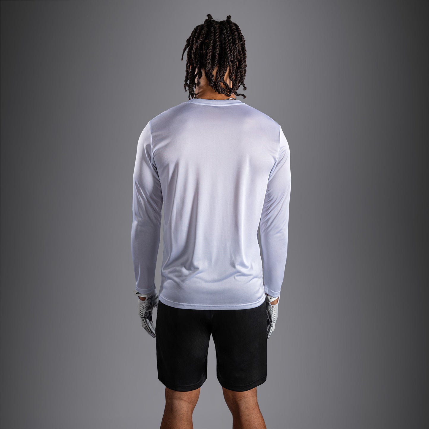 Venum Lineup Performance Long Sleeve T-Shirt - White/Black