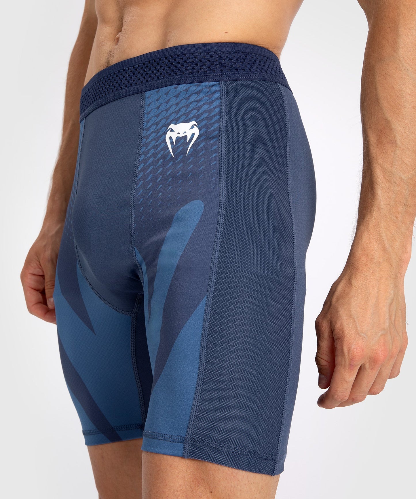 Venum Attack Men's Vale Tudo Short - Navy Blue