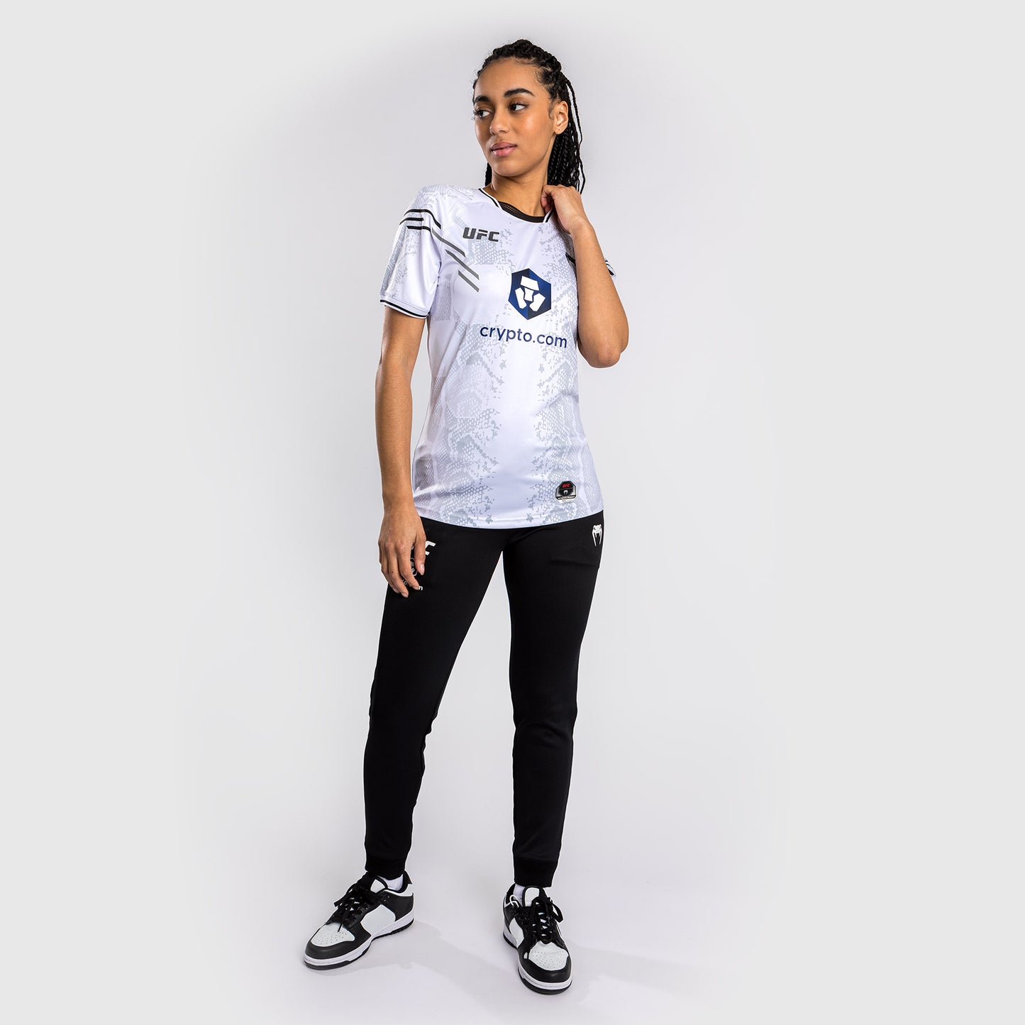 UFC Adrenaline by Venum Personalized Authentic Fight Night Women's Walkout Jersey - White