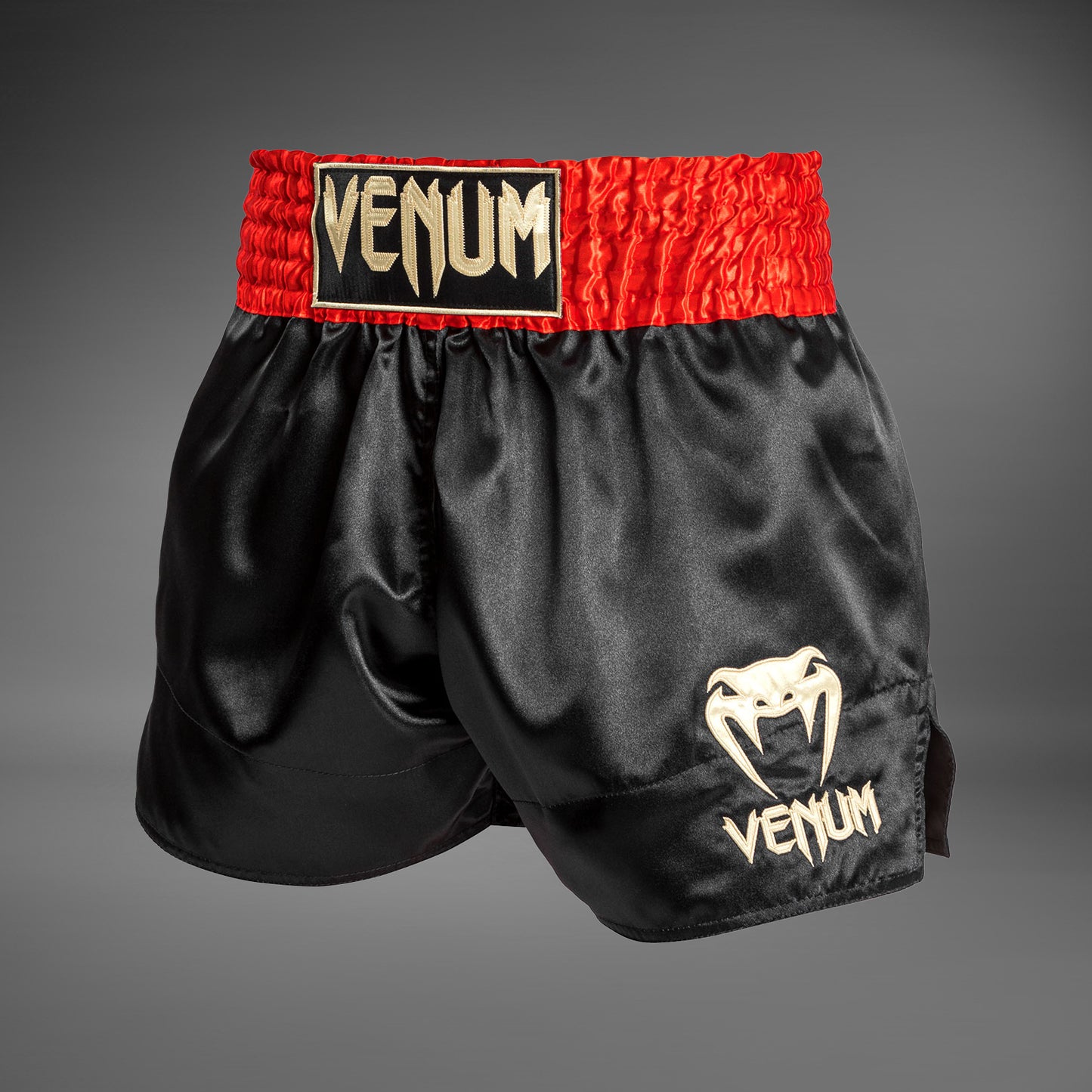 Venum Classic Muay Thaï Short Red/Black/Gold