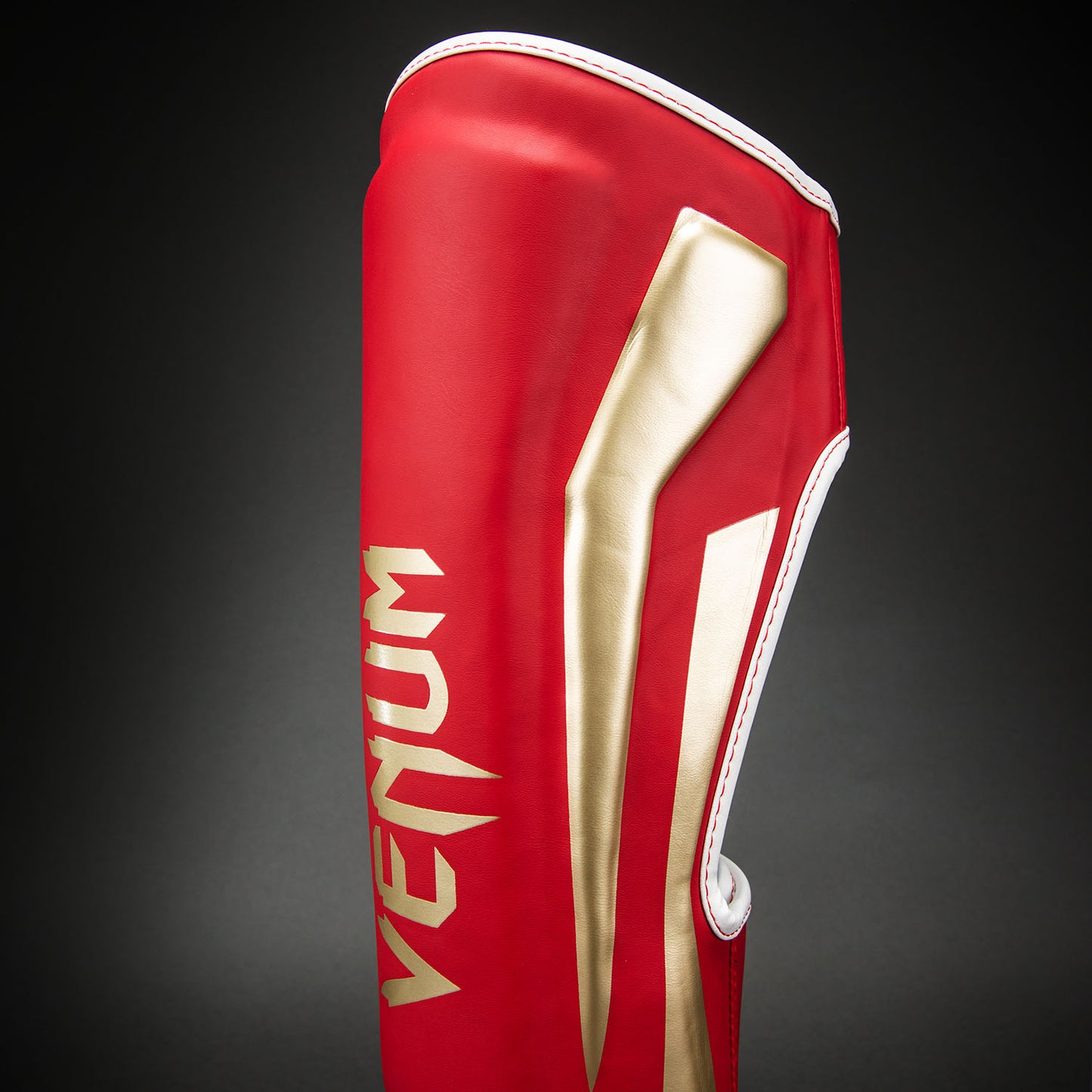 Venum Elite Shin Guards - Red