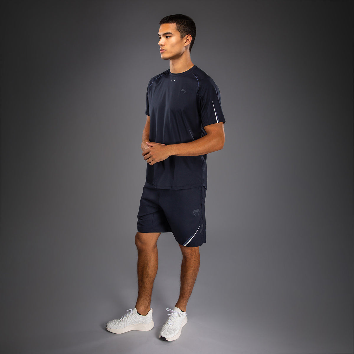 Venum G-Core Dry Tech T-Shirt - Navy Blue/White