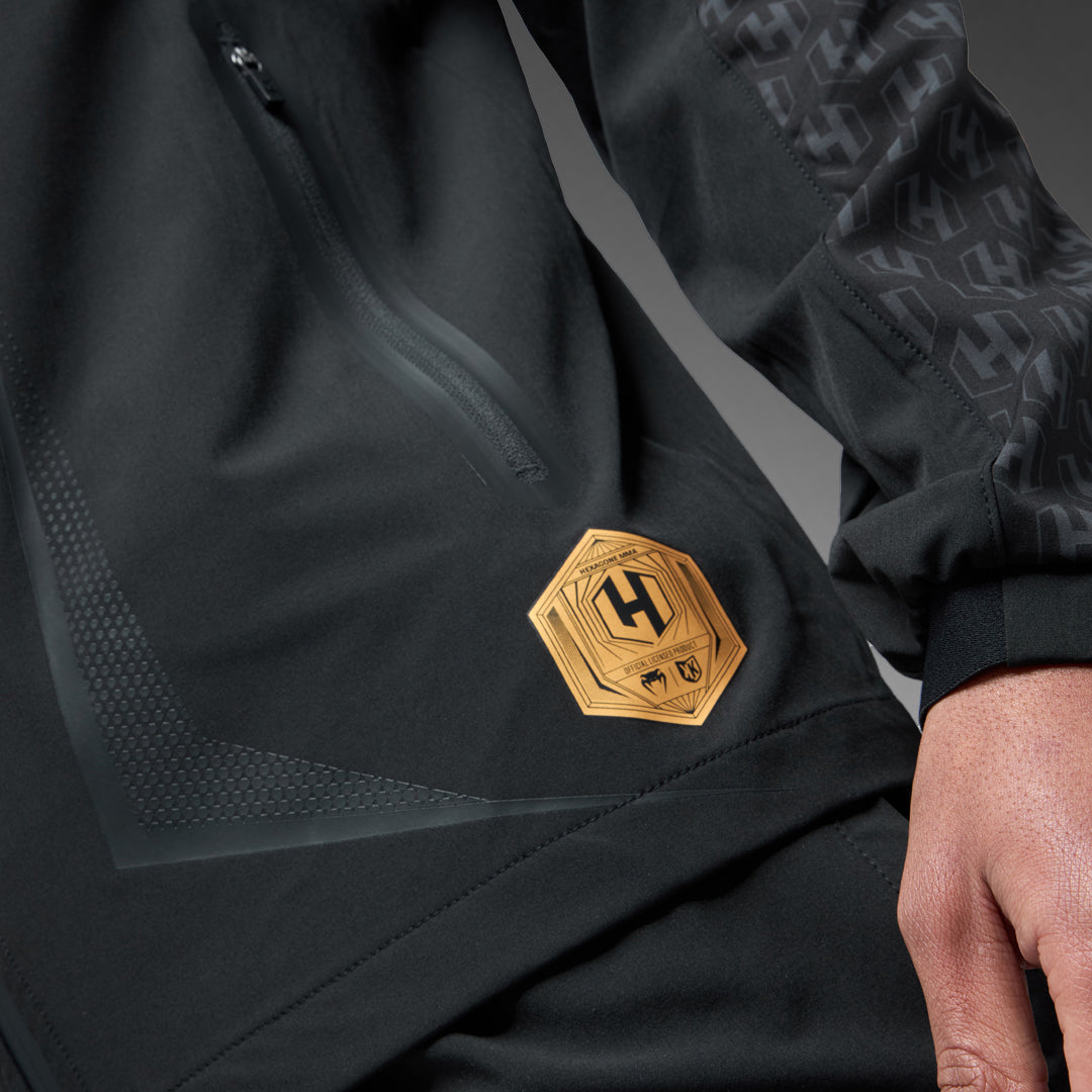 FK x Venum Hexagone MMA tracksuit Complete Tracksuit (Jacket + Pants) - Black/Gold