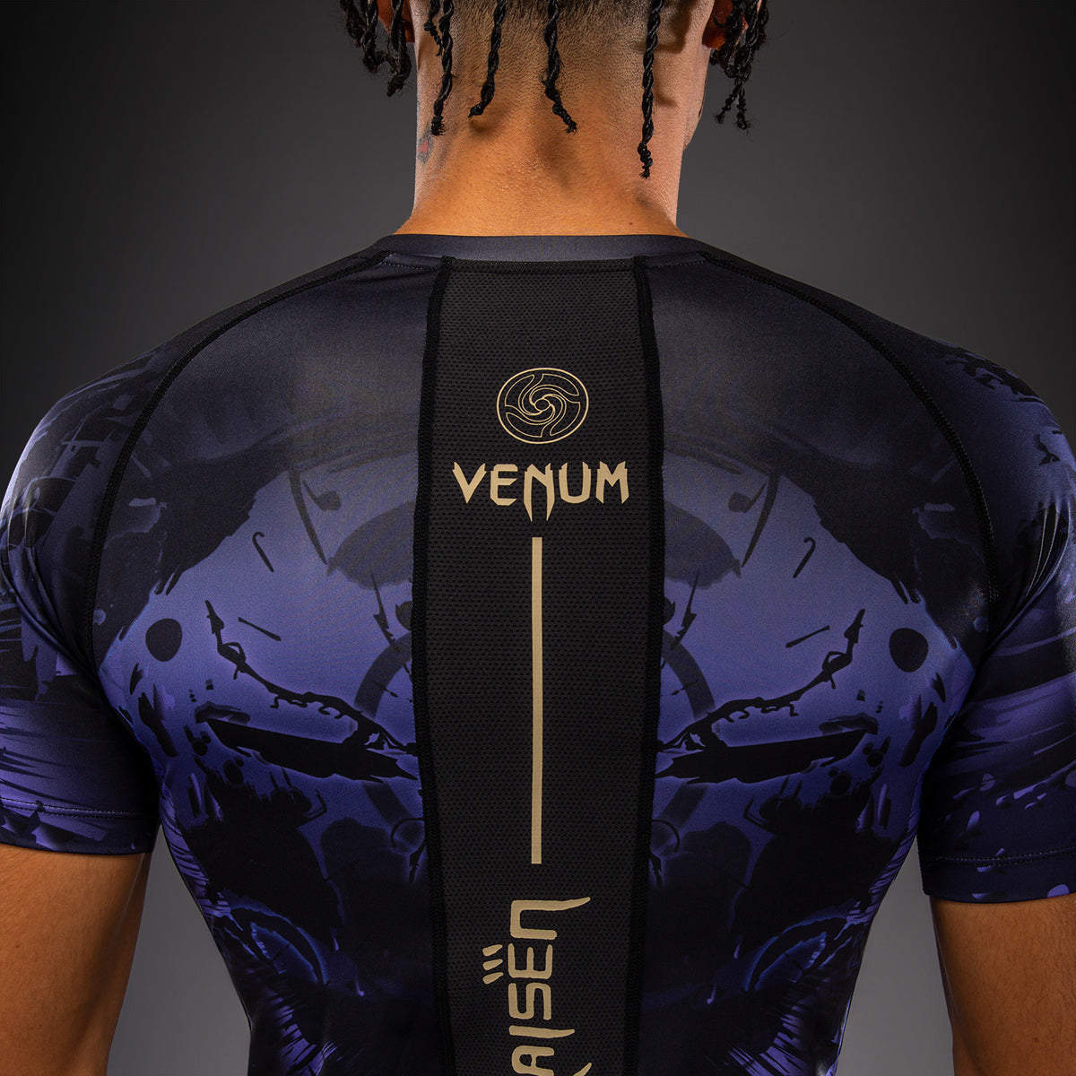 Jujutsu Kaisen x Venum Gojo Short Sleeve Rashguard - Purple