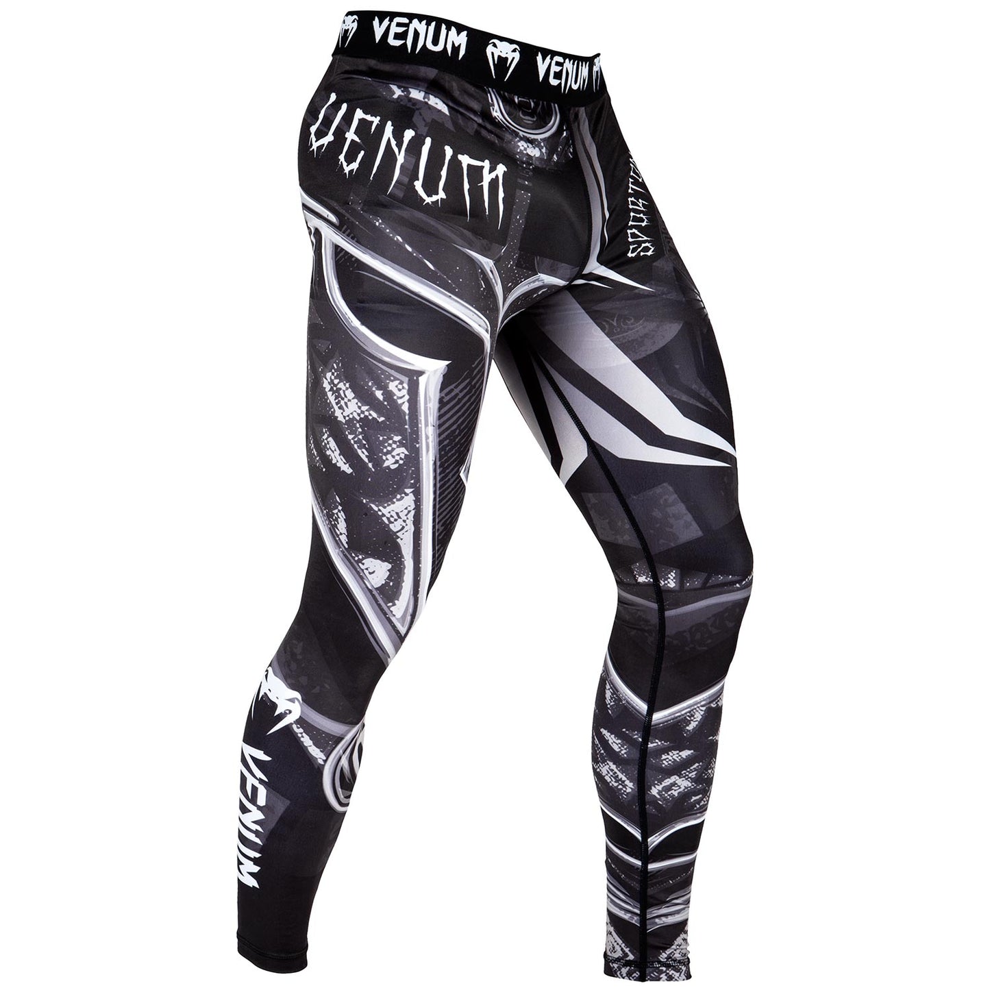 Venum Gladiator 3.0 Compression Tights - Black/White