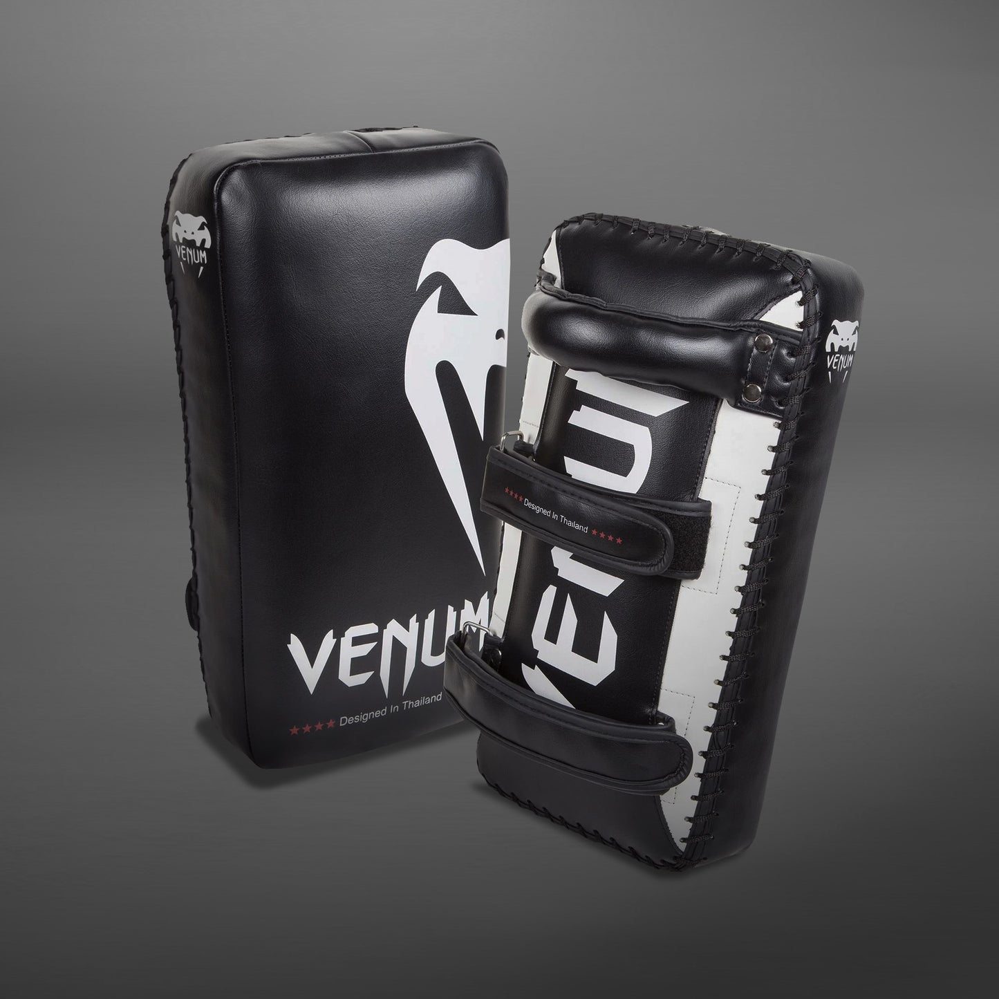 Venum Giant Kick Pads - Black/Ice (Pair)