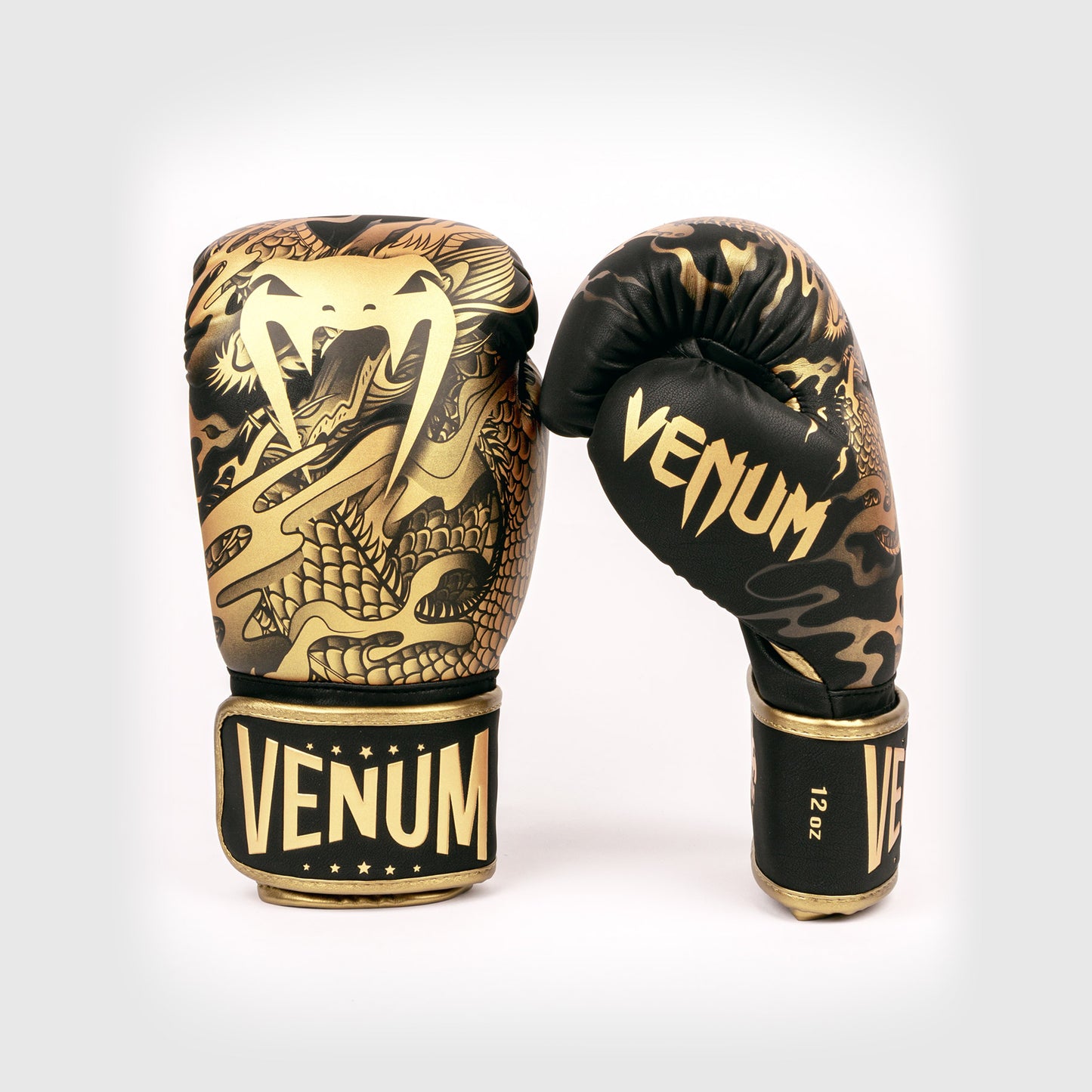 Venum Dragon's Flight Boxing Gloves - Black/Bronze