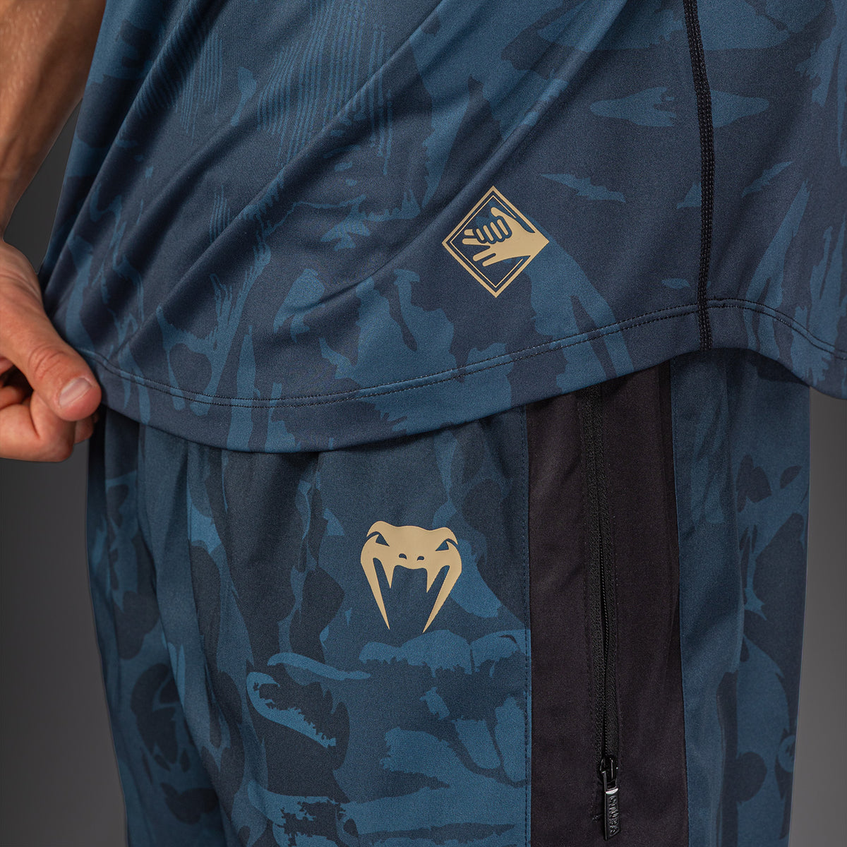 Jujutsu Kaisen x Venum Fushiguro Dry-Tech T-Shirt - Ocean Blue