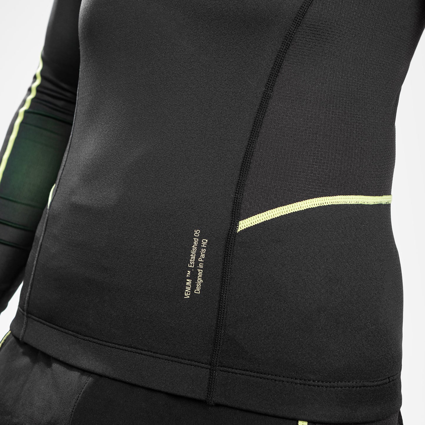 Venum Fusion 2.0 Rashguard long sleeves - Black/Yellow
