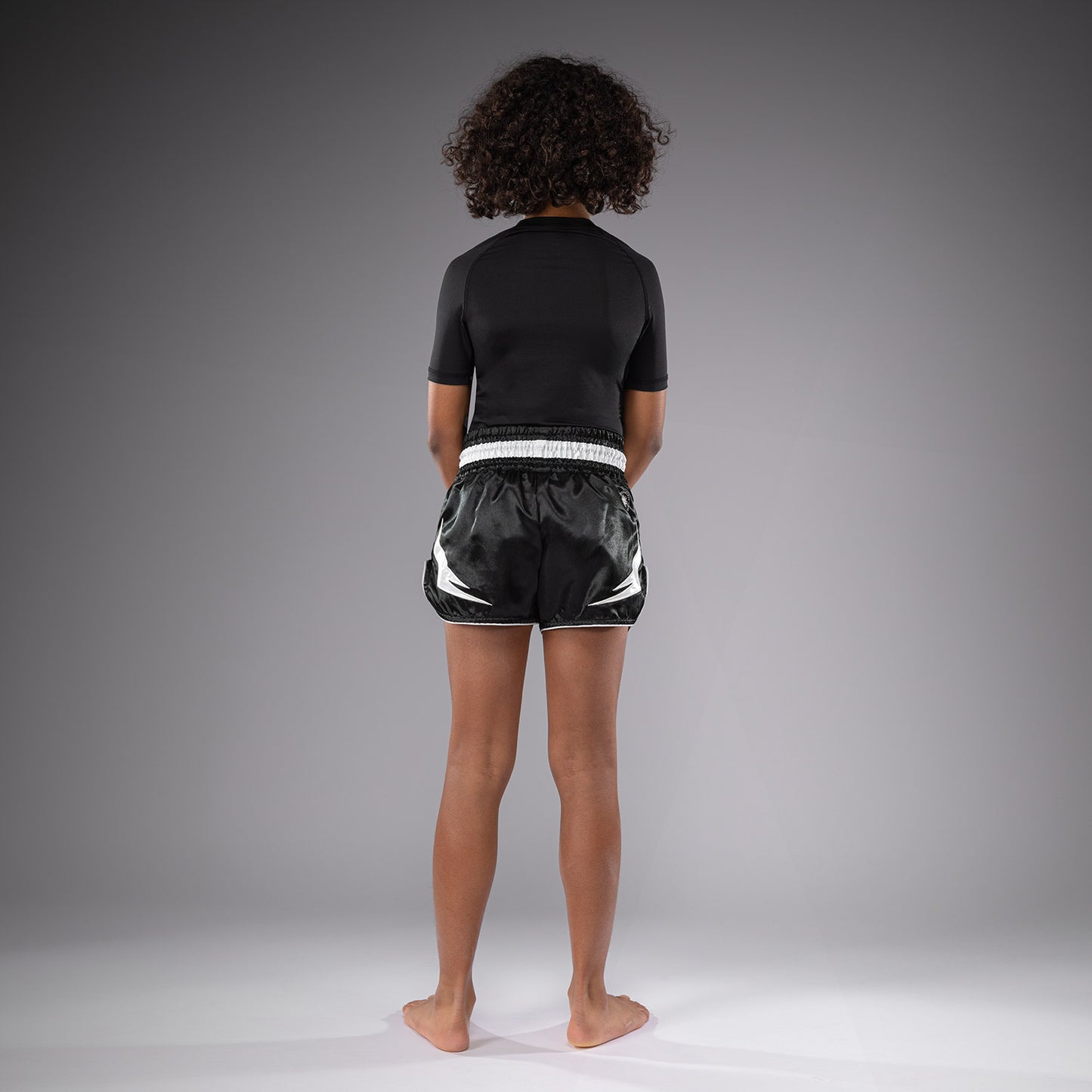 Venum Inferno Kids Thai Shorts - Black