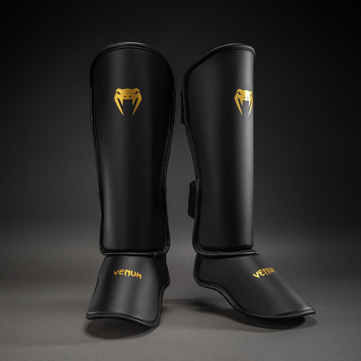 Venum Contender 1.5 Shin Guards - Black/Gold