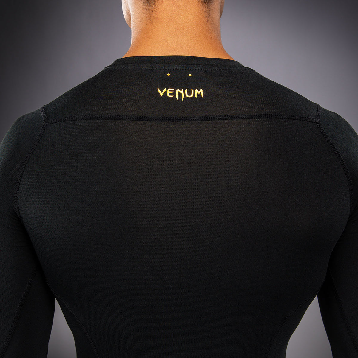 Venum G-Core Long Sleeve Rashguard - Black/Gold