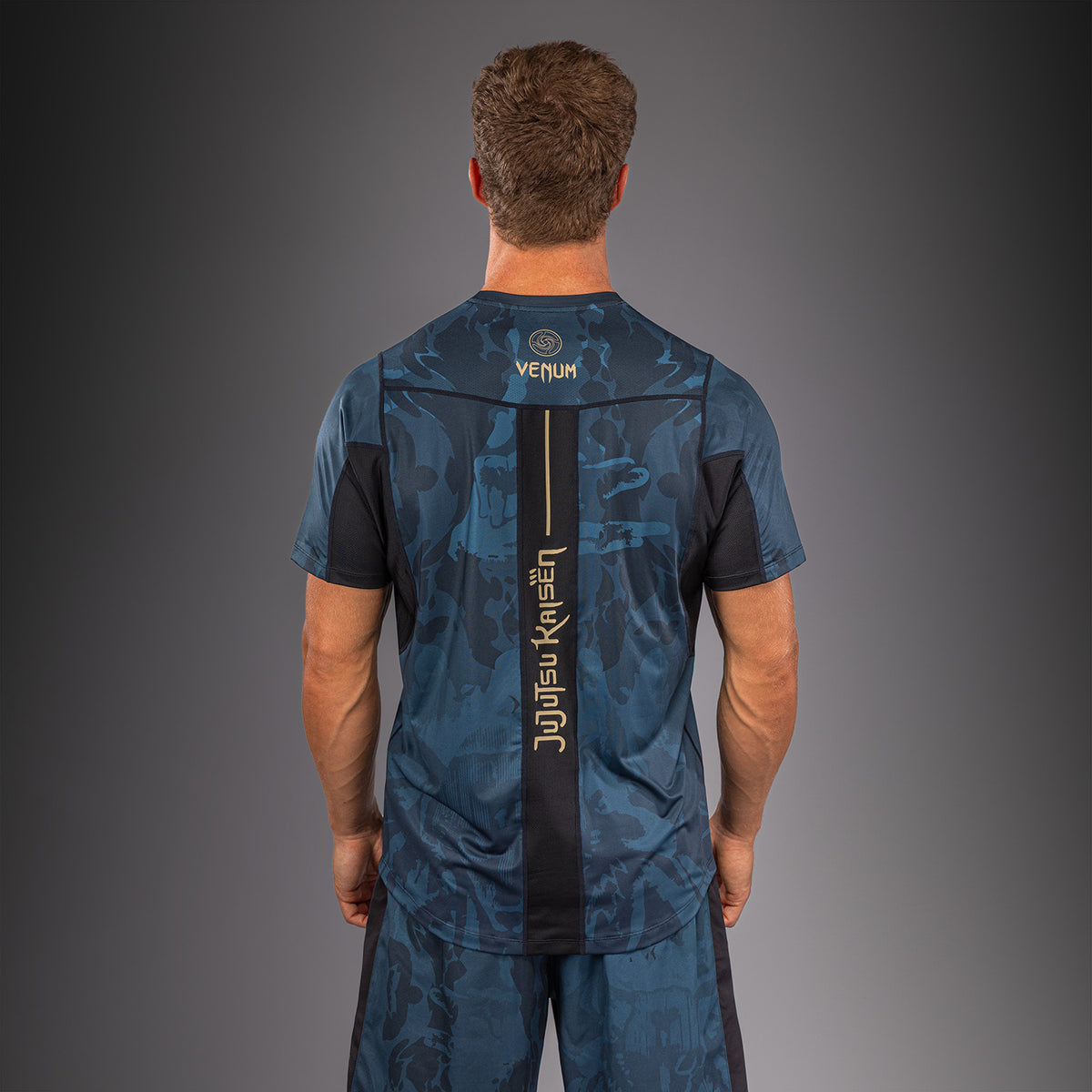 Jujutsu Kaisen x Venum Fushiguro Dry-Tech T-Shirt - Ocean Blue