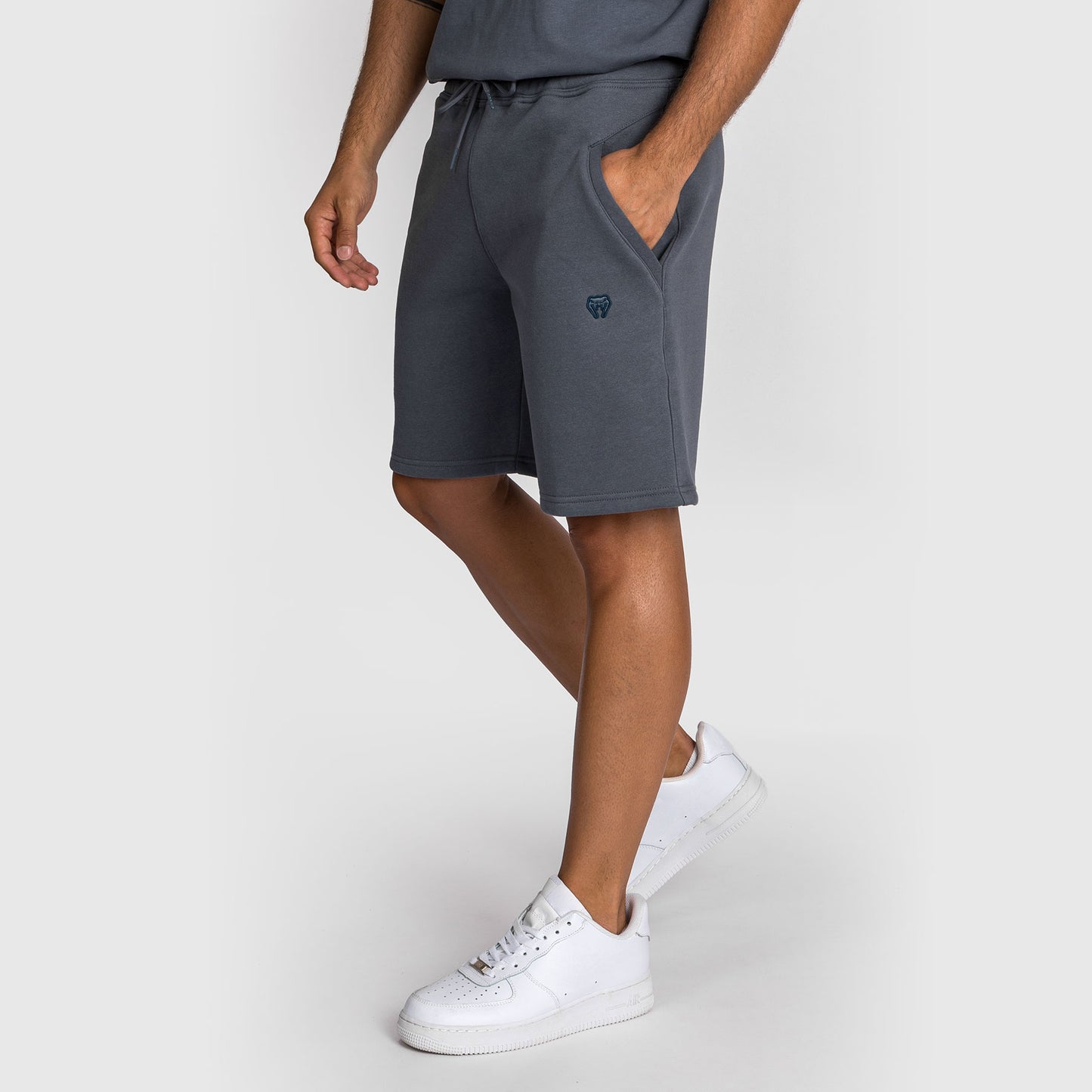 Venum Silent Power Cotton Short - Navy Blue