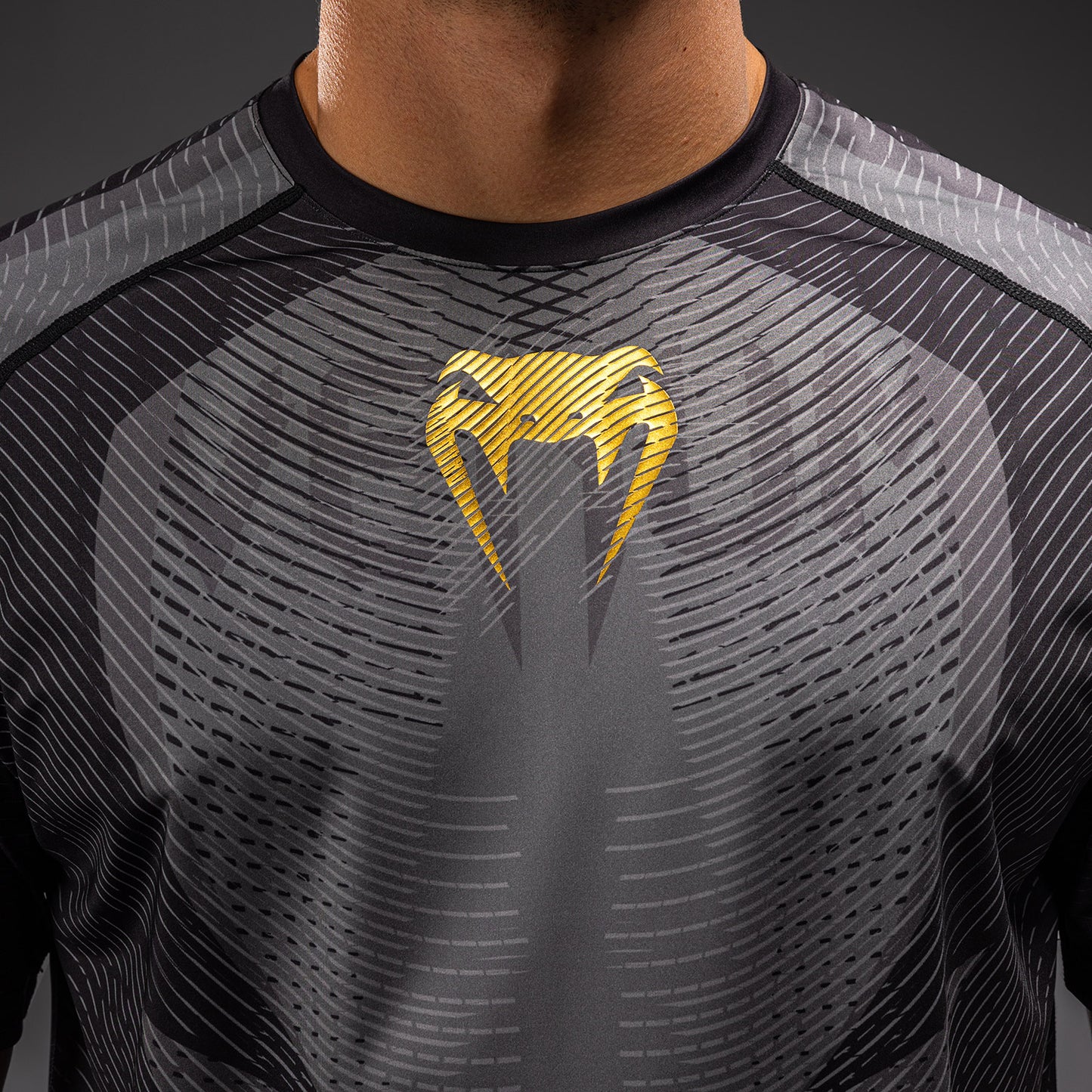 Venum Galactic 3.0 Dry Tech T-Shirt - Black/Gold