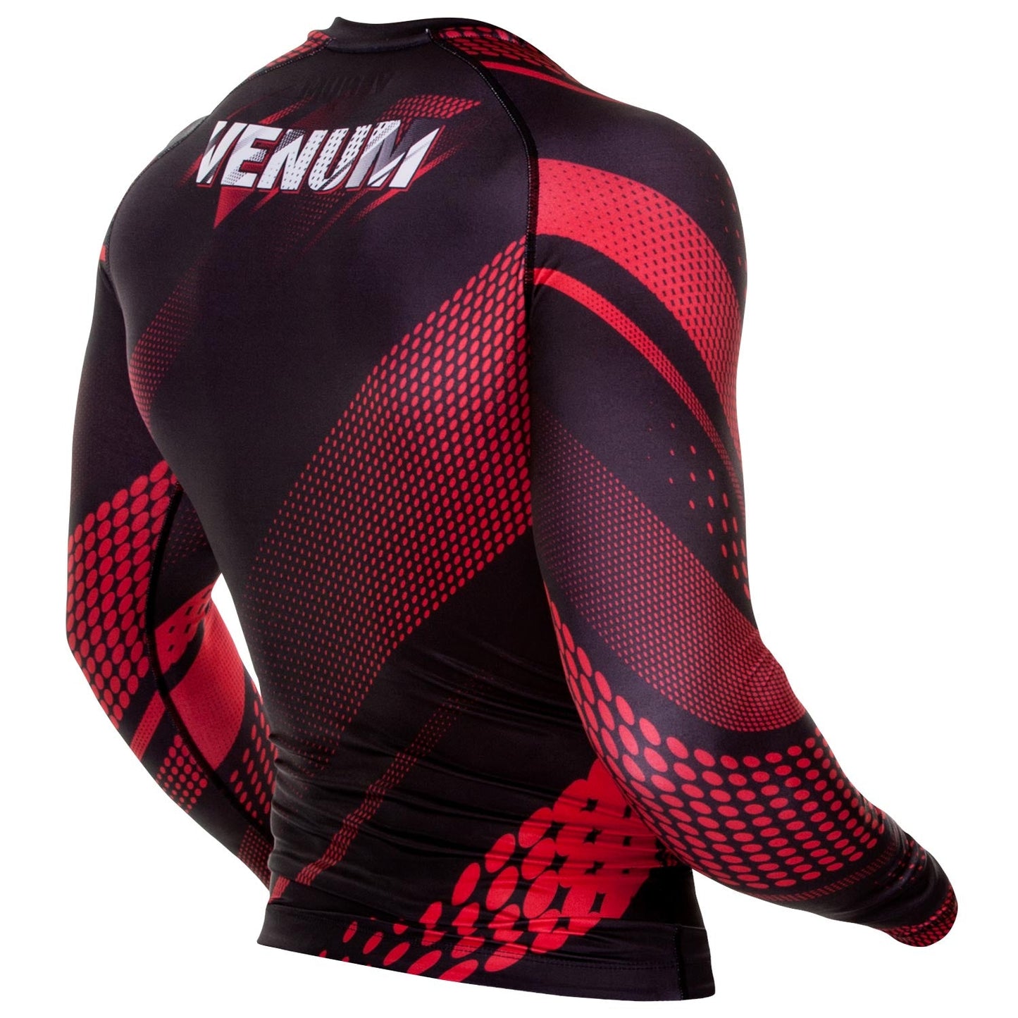 Venum Rapid Rashguard - Long Sleeves - Black/Red