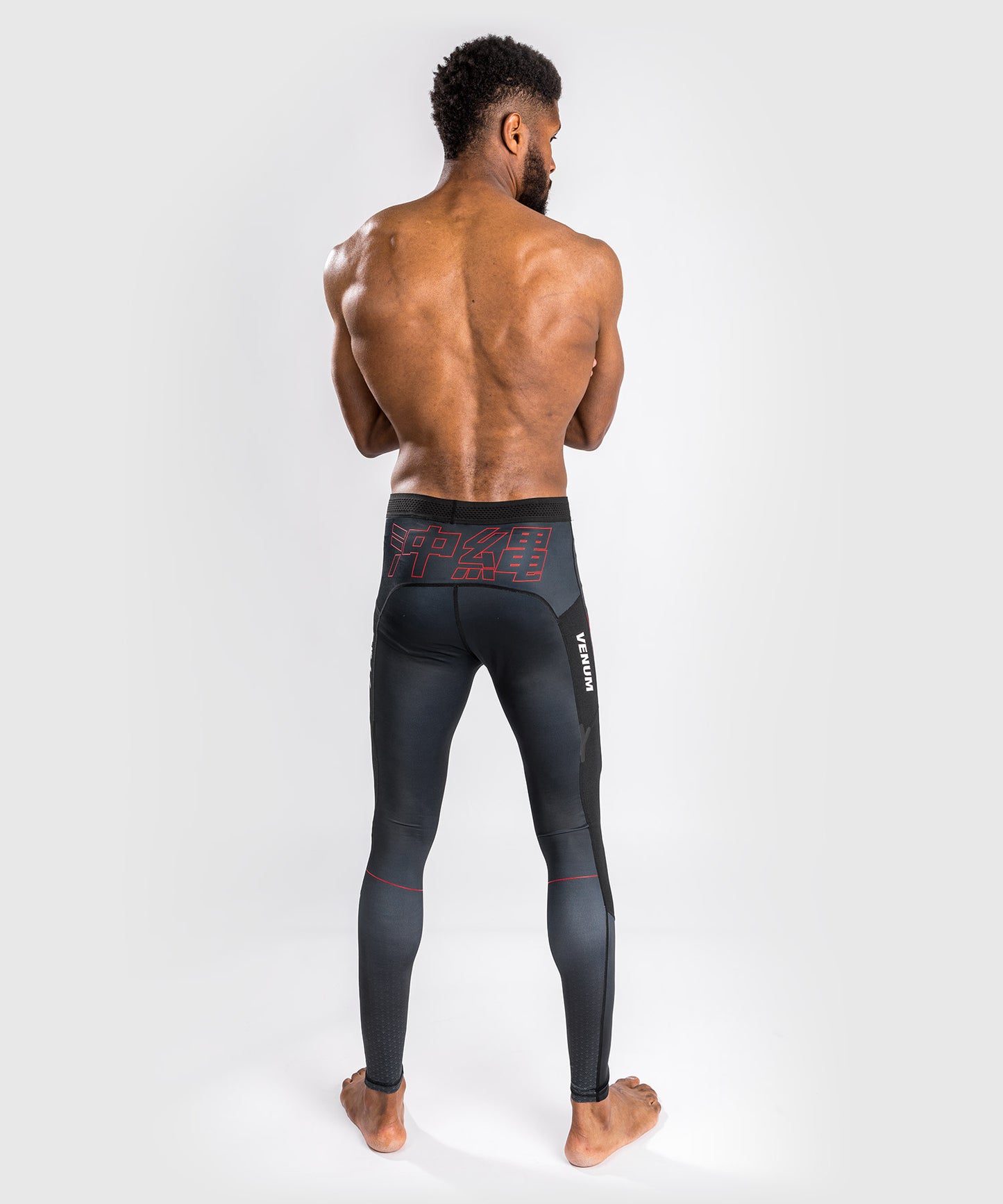 Venum Okinawa 3.0 Compression Tights   - Black/Red