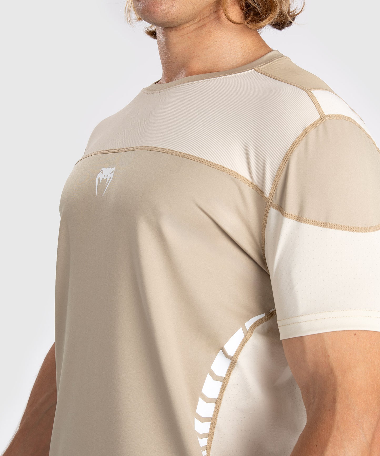 Venum Tempest Men's Dry-Tech T-Shirt - Beige/Sand