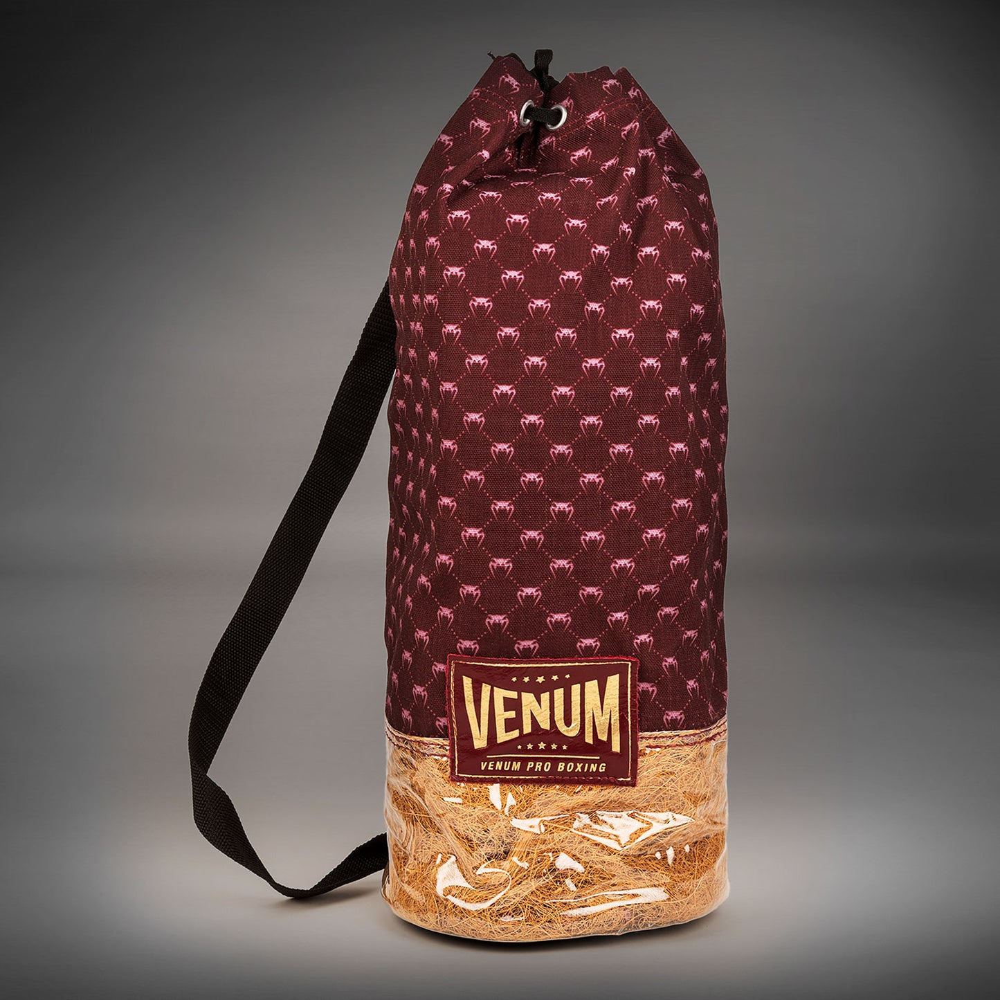 Venum Coco Monogram Pro Lace Up Boxing Gloves - Garnet Red