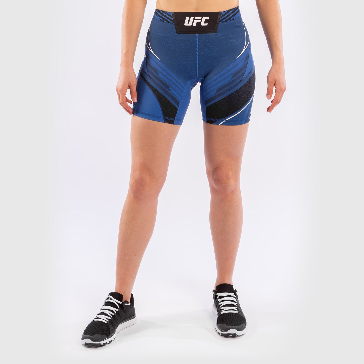 UFC Venum Authentic Fight Night Women's Vale Tudo Shorts - Long Fit - Blue