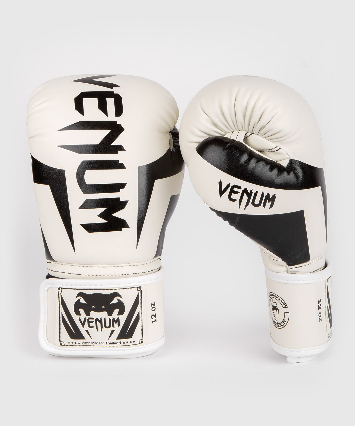 Venum Elite Boxing Gloves - White/Black