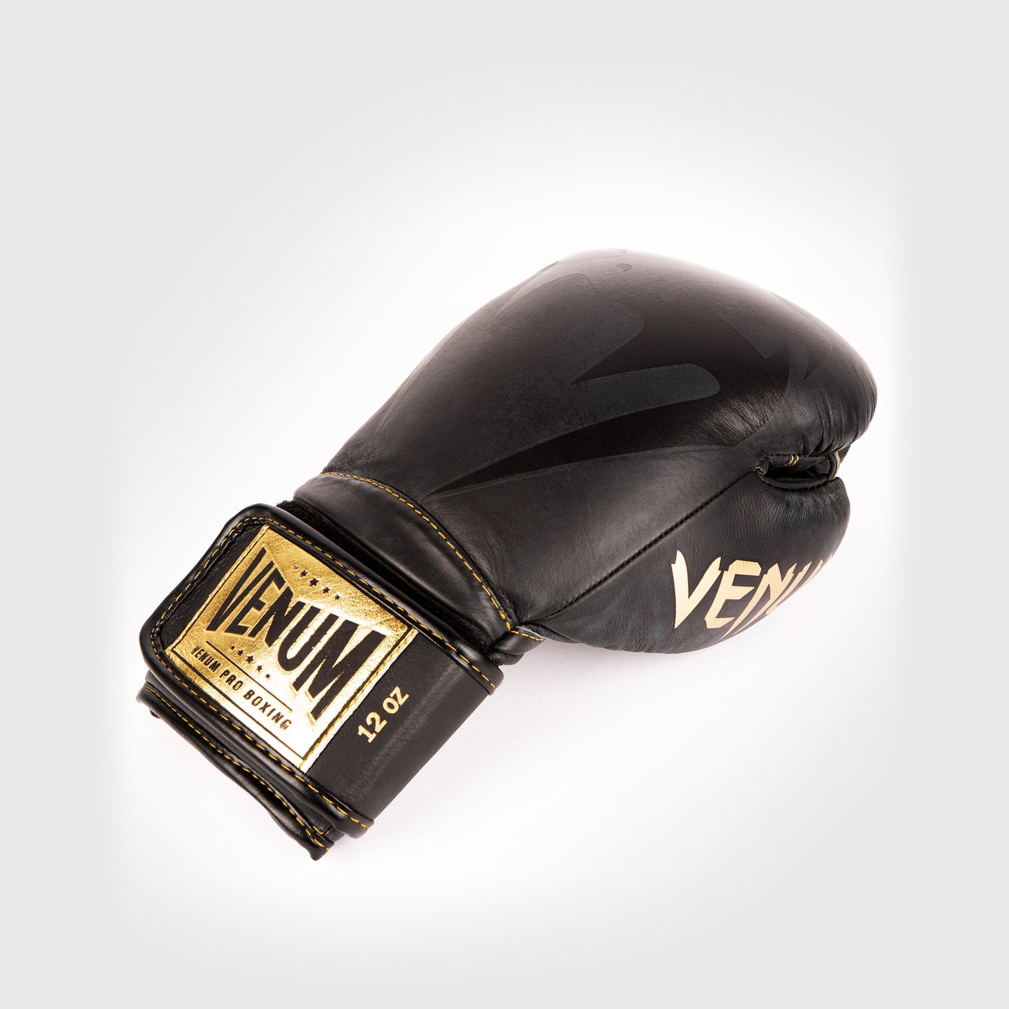 Venum Giant 2.0 Pro Boxing Gloves Velcro - Black/Black-Gold