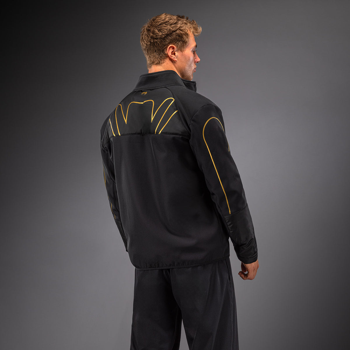 Venum Paddock Softshell Jacket - Black/Gold
