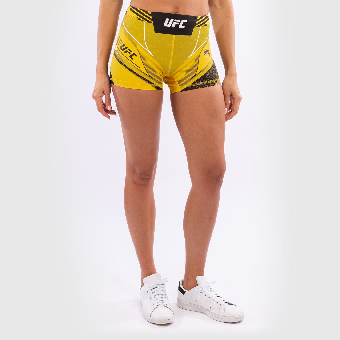 UFC Venum Authentic Fight Night Women's Vale Tudo Shorts - Short Fit - Yellow