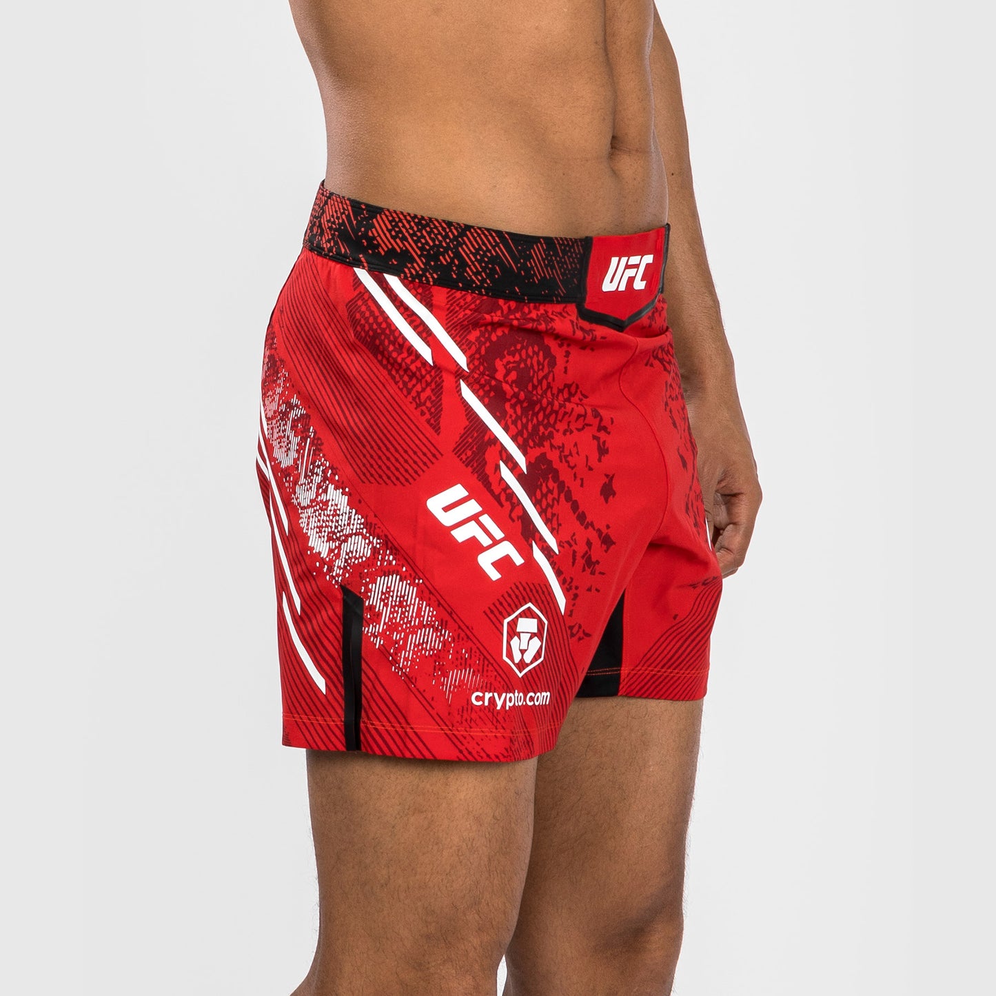 UFC Adrenaline by Venum Personalized Authentic Fight Night Men's Fight Short - Short Fit - Red