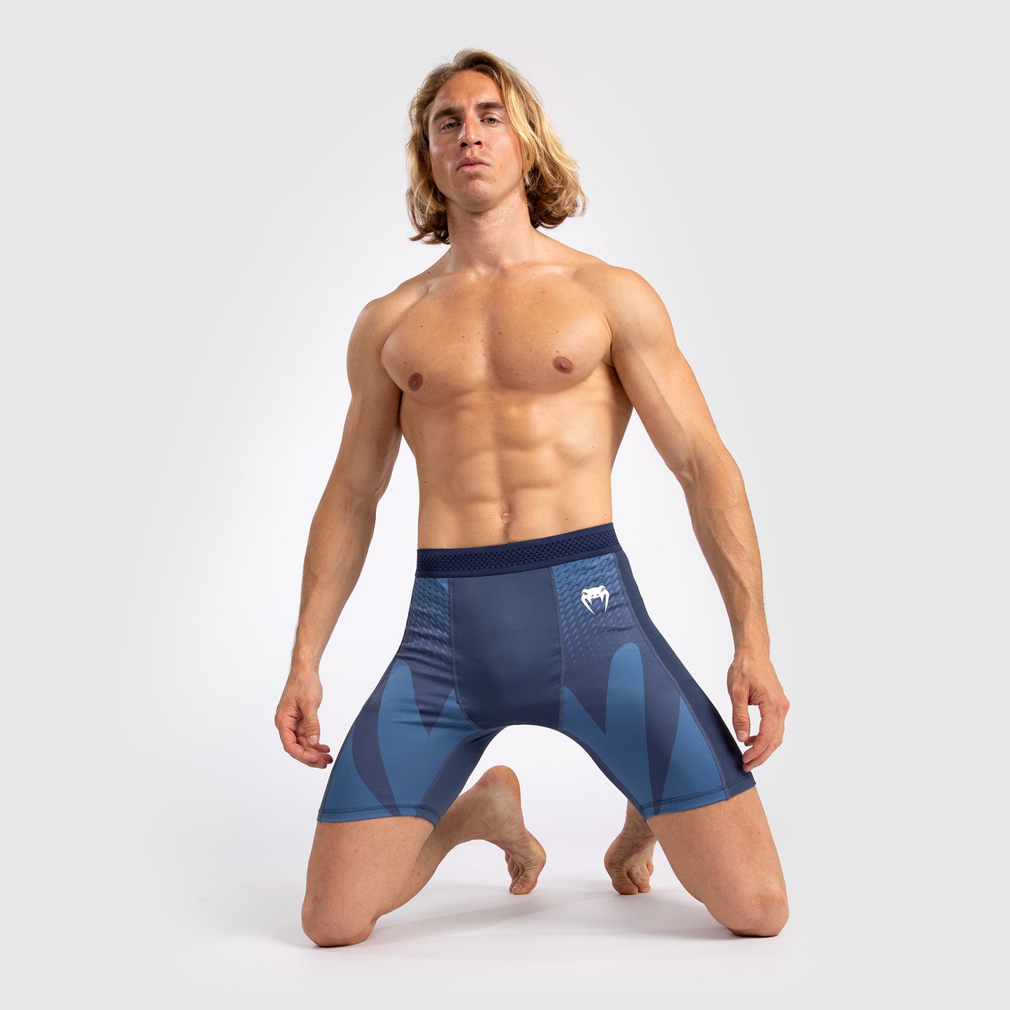 Venum Attack Men's Vale Tudo Short - Navy Blue