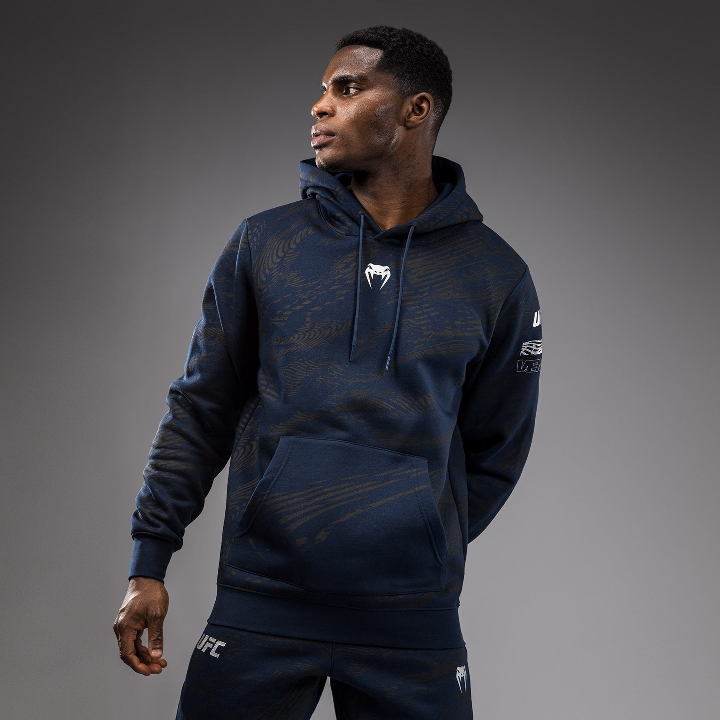 UFC Fusion by Venum Fight Week Men’s Pullover Hoodie - Oceanic Blue