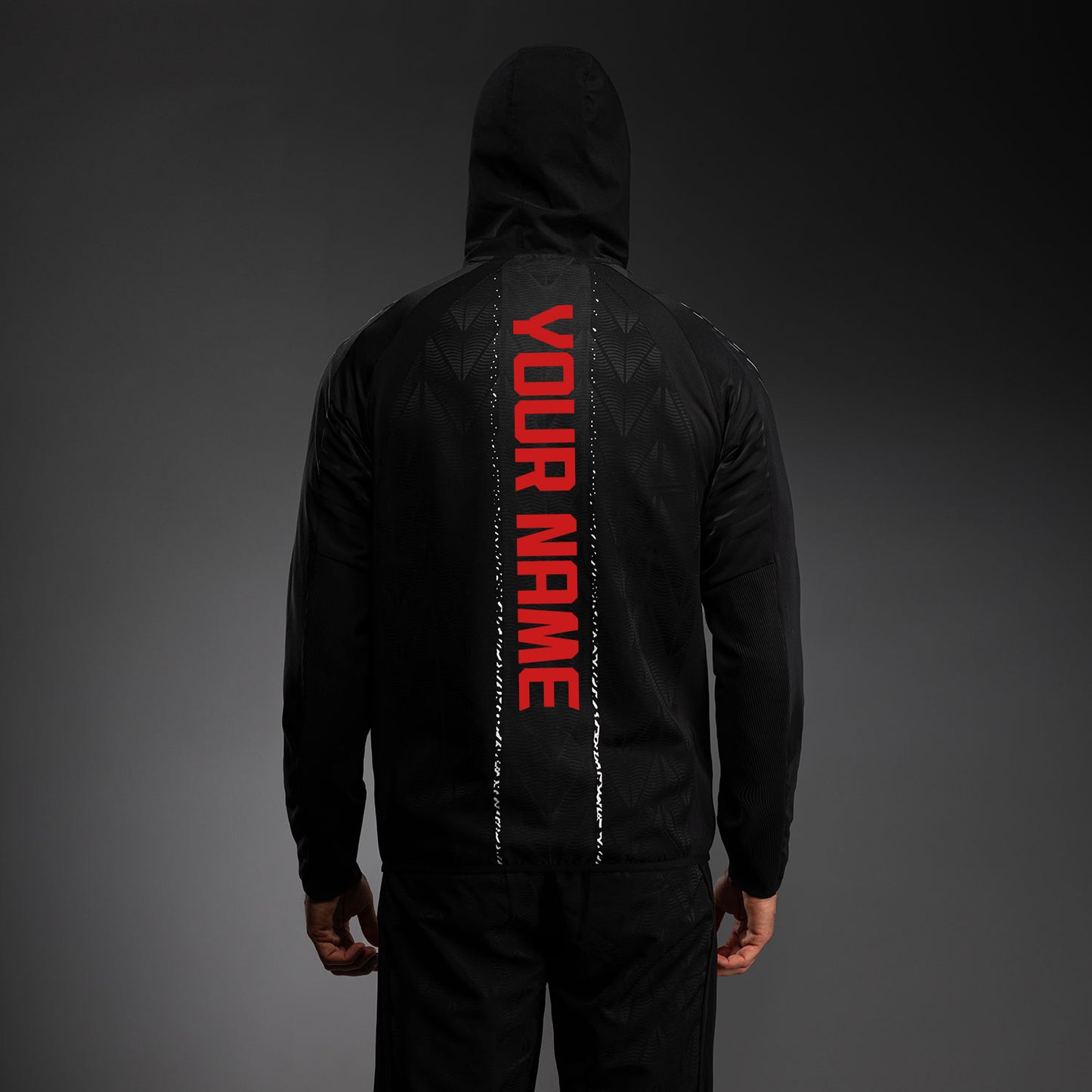 Men’s UFC Zenith by Venum Black Authentic Fight Night Walkout Hoodie Personalized