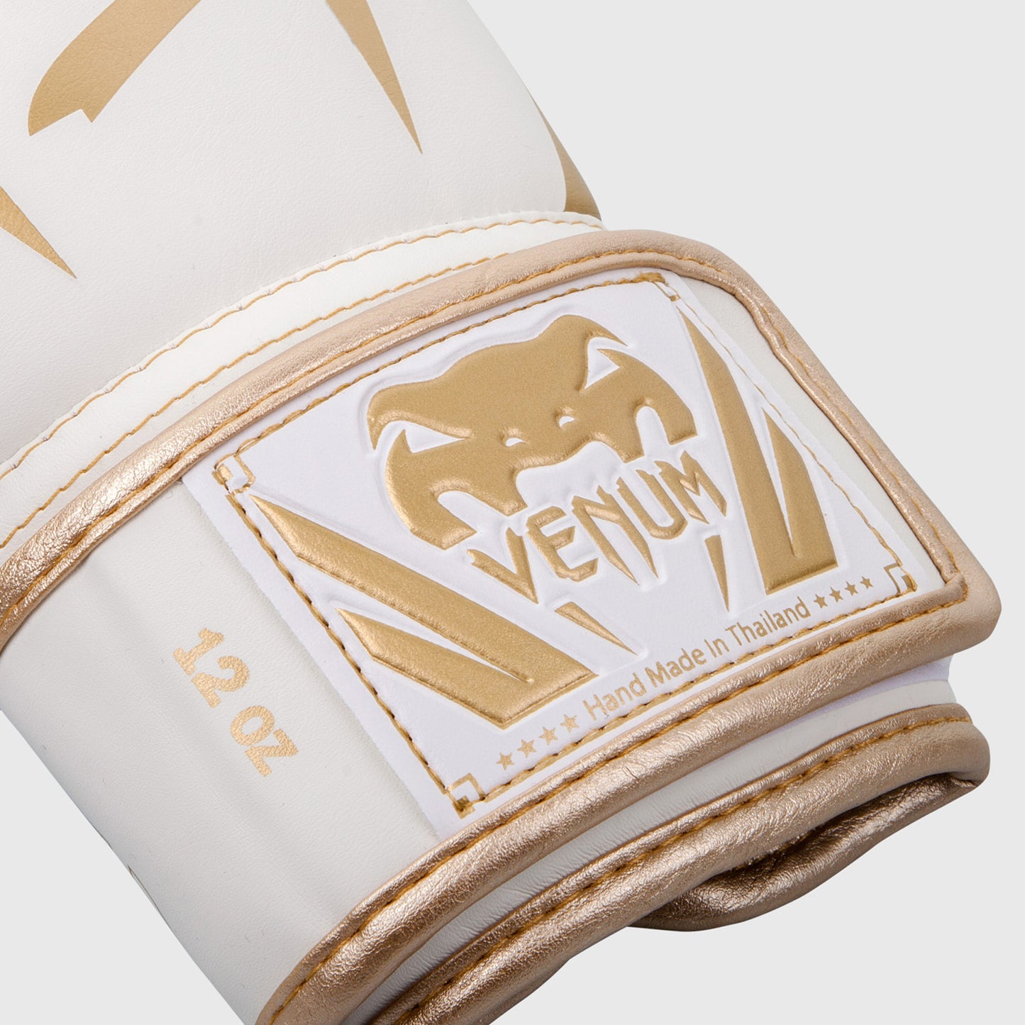 Venum Elite Boxing Gloves - White/Gold
