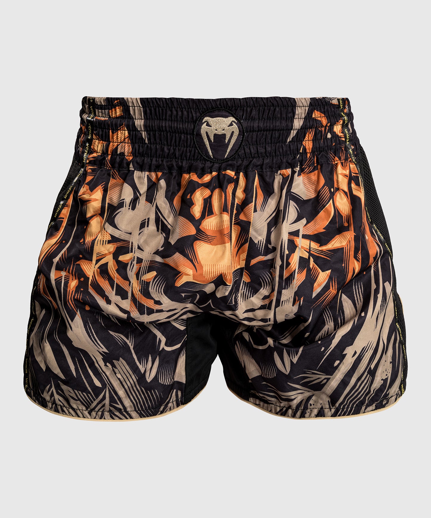 Venum Tiger Muay Thai Shorts - Black/Neon Orange