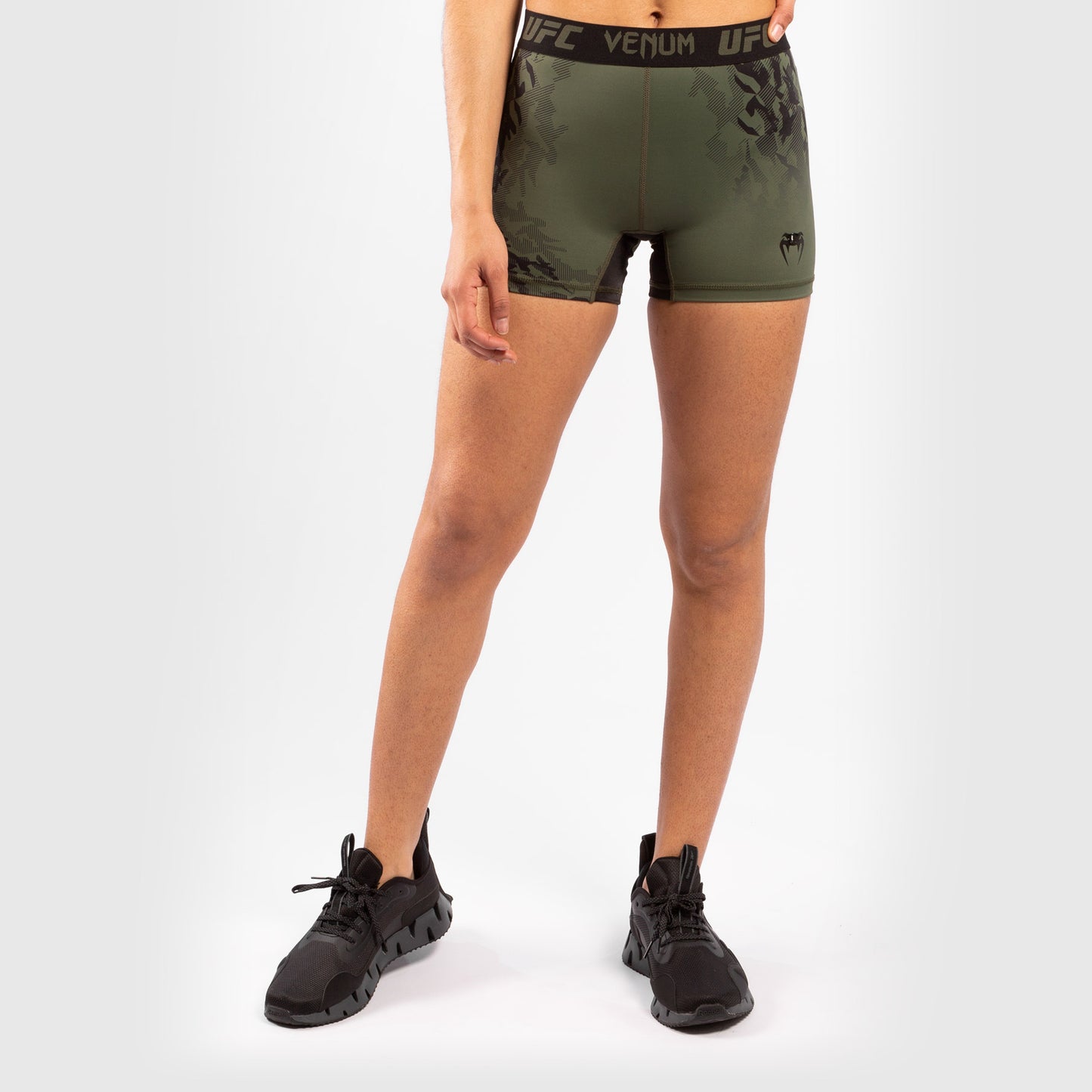 Venum UFC Authentic Fight Week Women's Performance Compression Shorts – Khaki