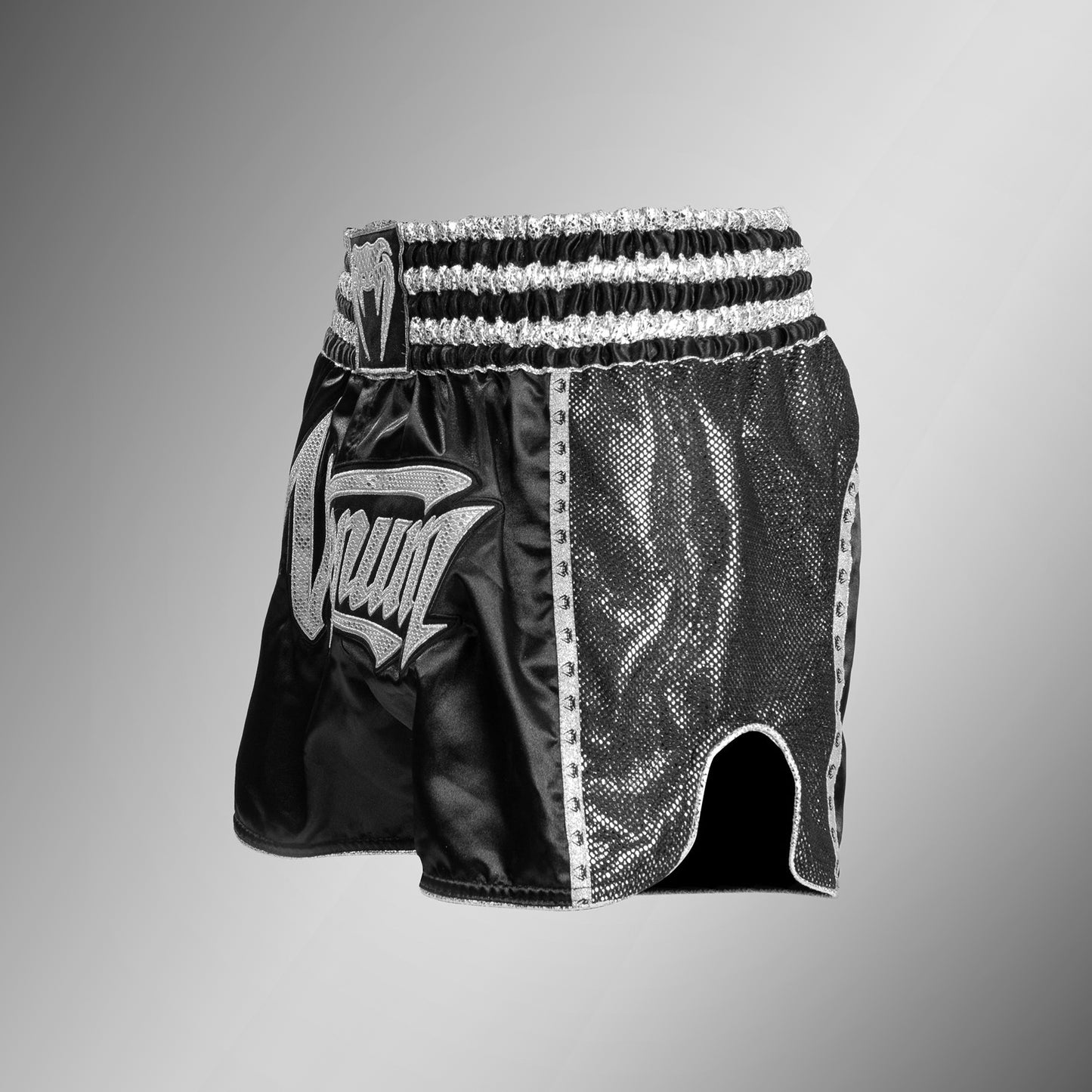 Venum Absolute 2.0 Muay Thai Shorts - Black/Silver