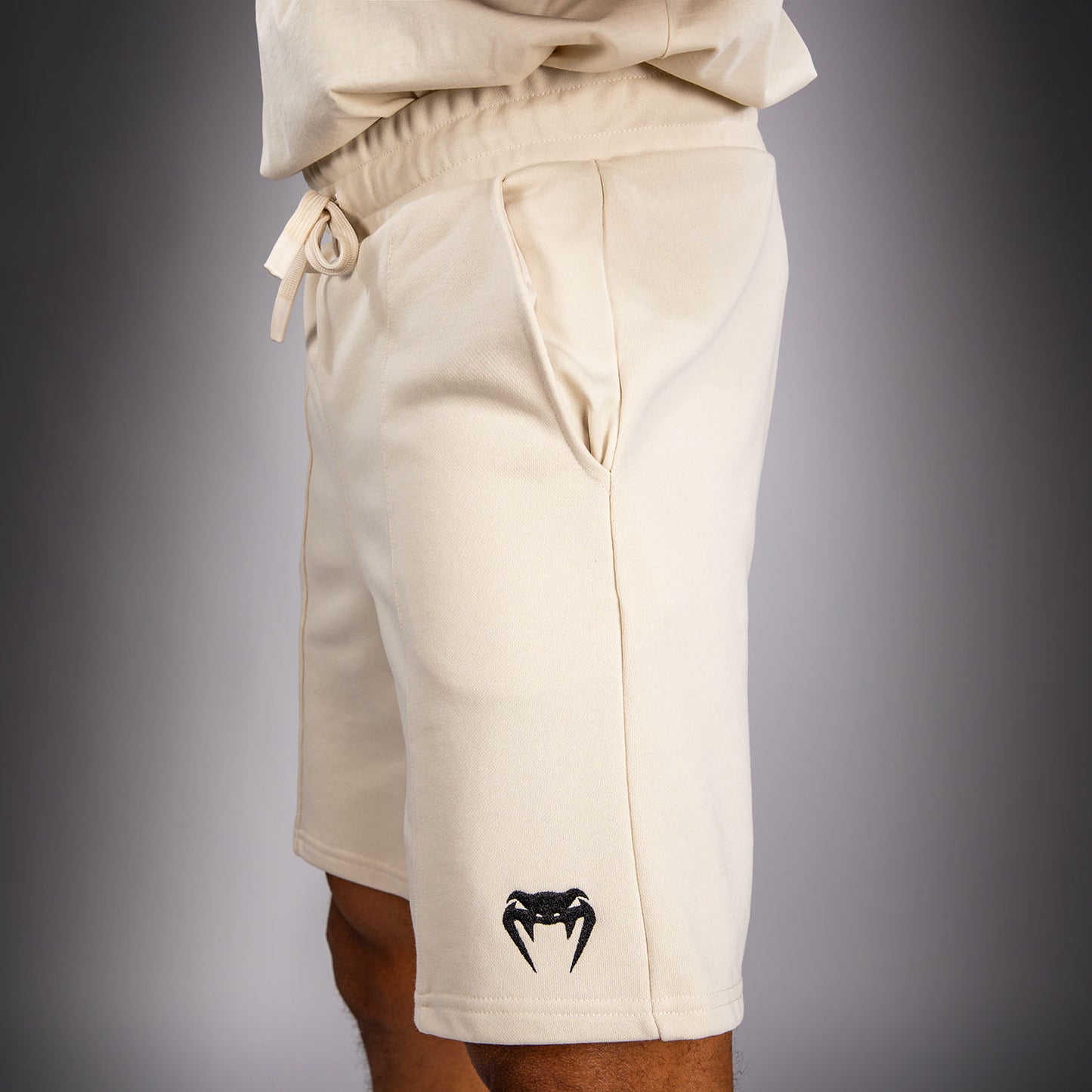 Venum Contender Fleece Cotton Shorts - Off-White