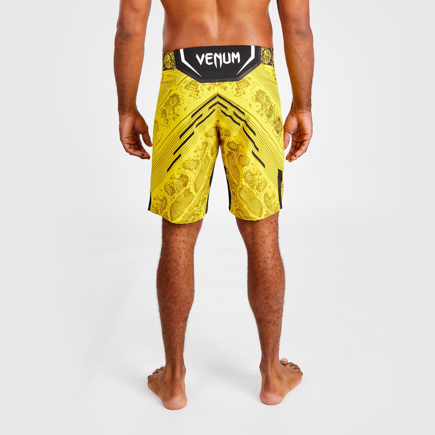UFC Adrenaline by Venum Personalized Authentic Fight Night Men's Fight Short - Long Fit - Yellow