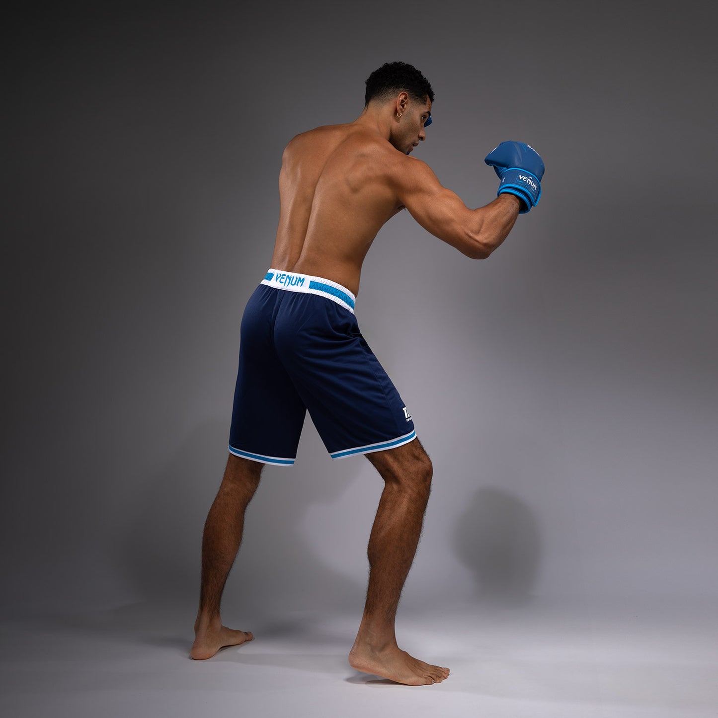 Venum x Top Rank Original Men's Basketball Shorts - Navy Blue