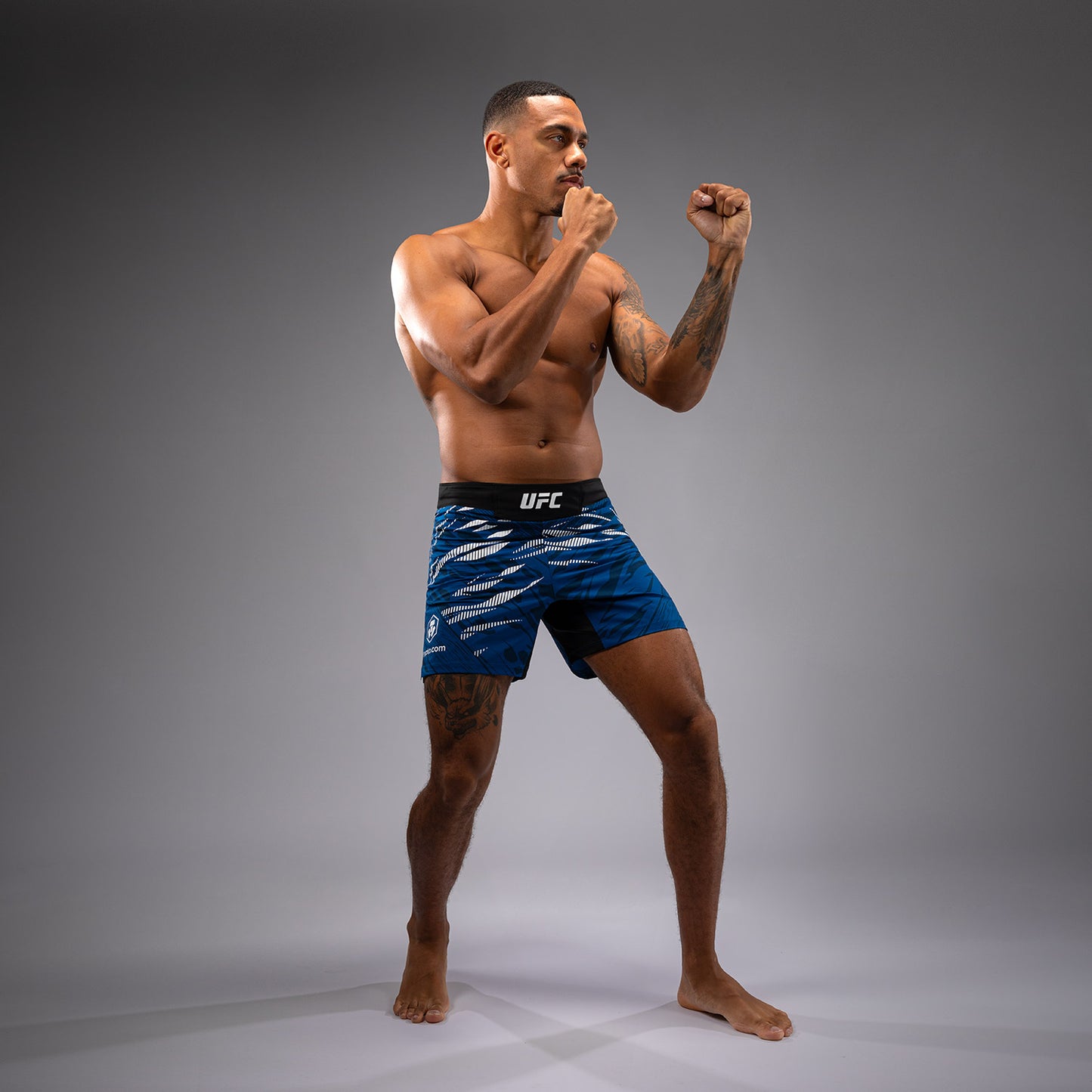 UFC Fusion by Venum Authentic Fight Night Men’s Fight Short - Short Fit - Blue