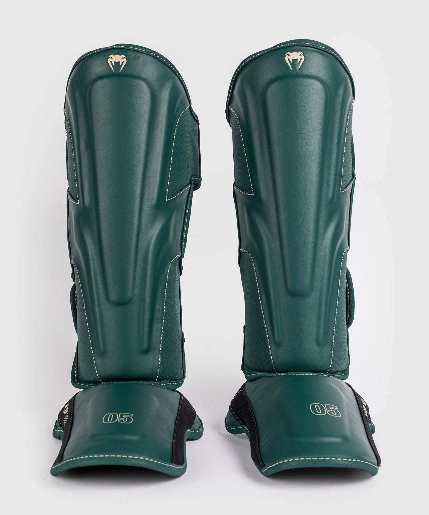 Venum Impact Evo Shin Guards - Emerald Green