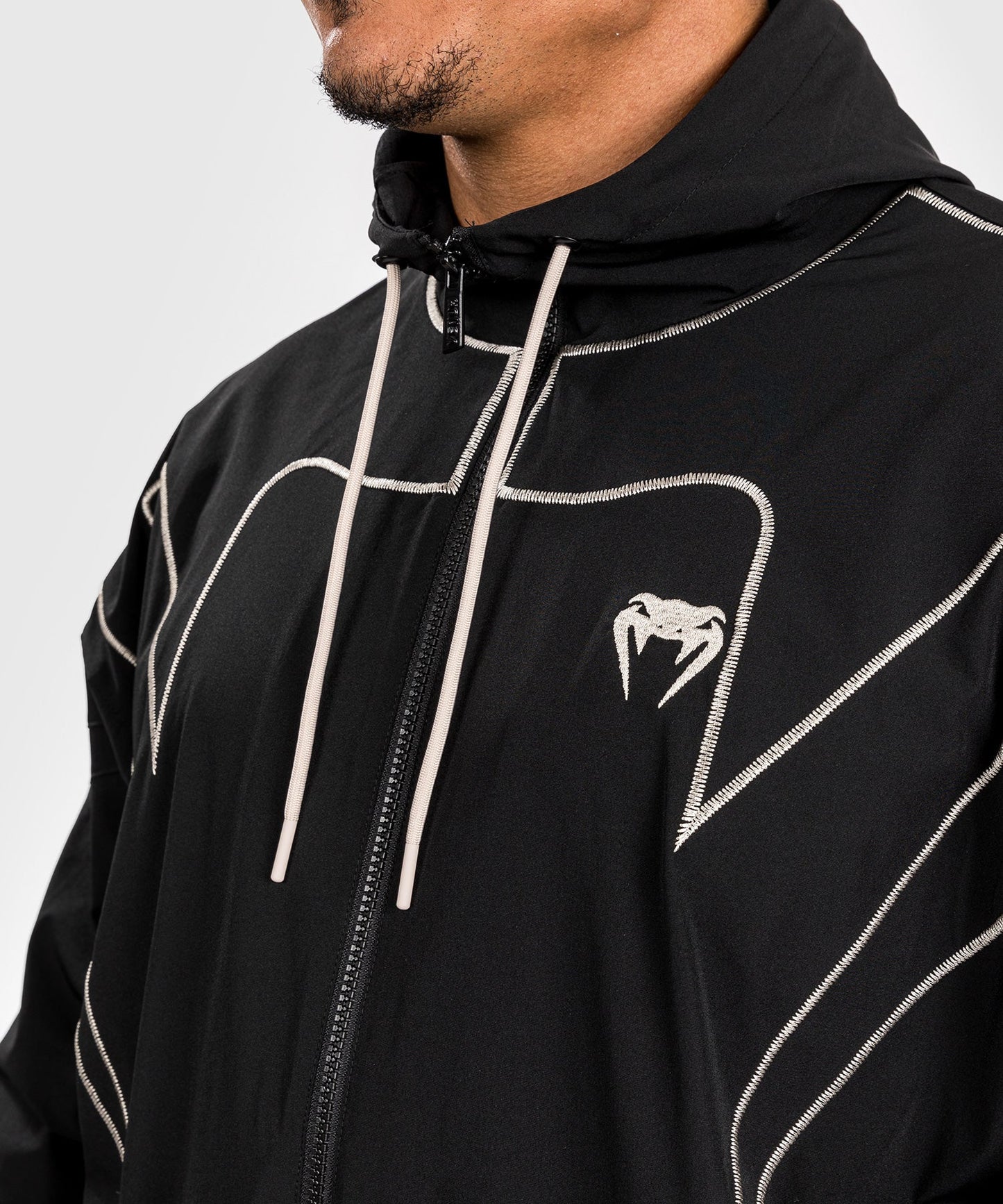 Venum Attack 90 Tracksuit Jacket - Black/White