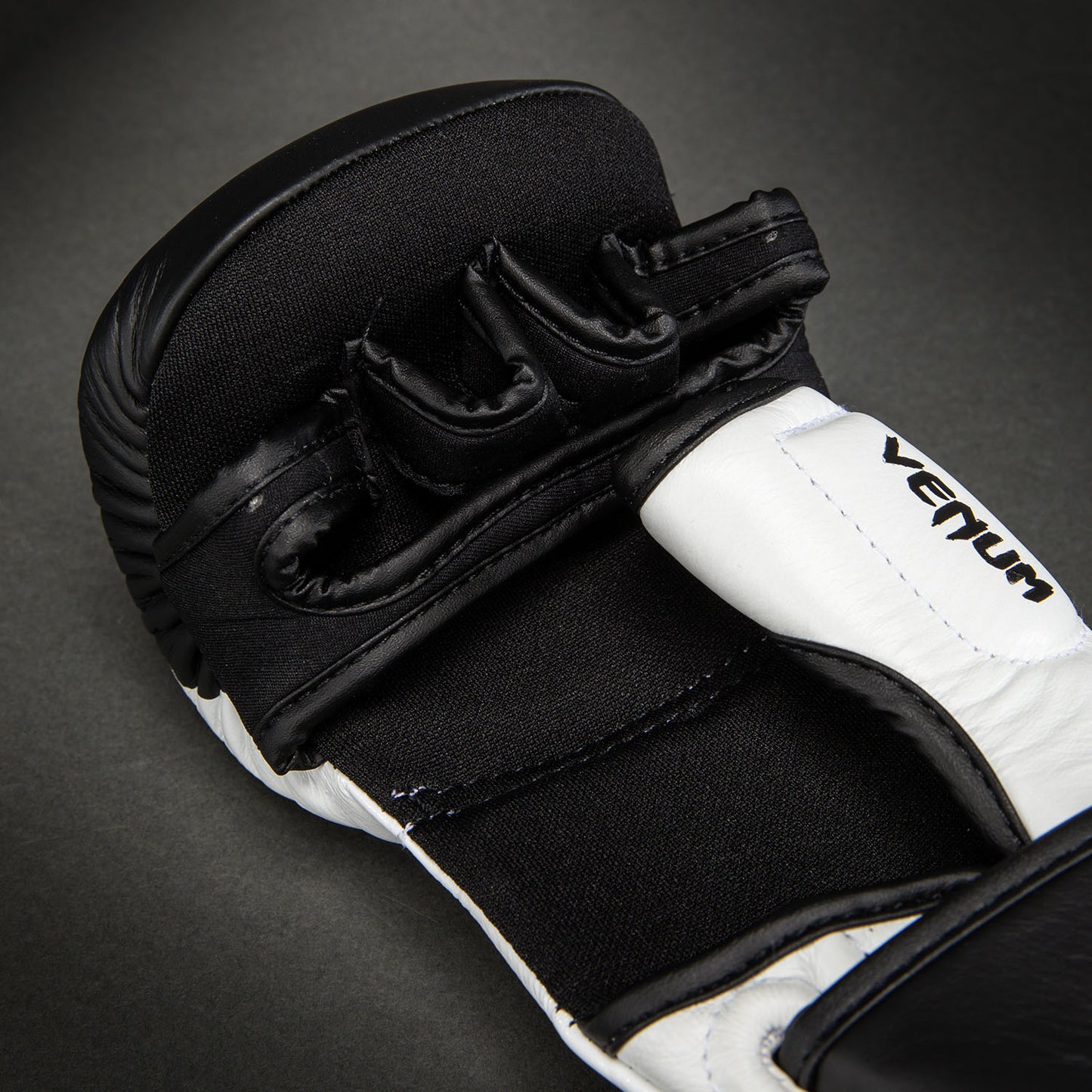 Venum Attack 2.0 Sparring Gloves Leather - Black/White