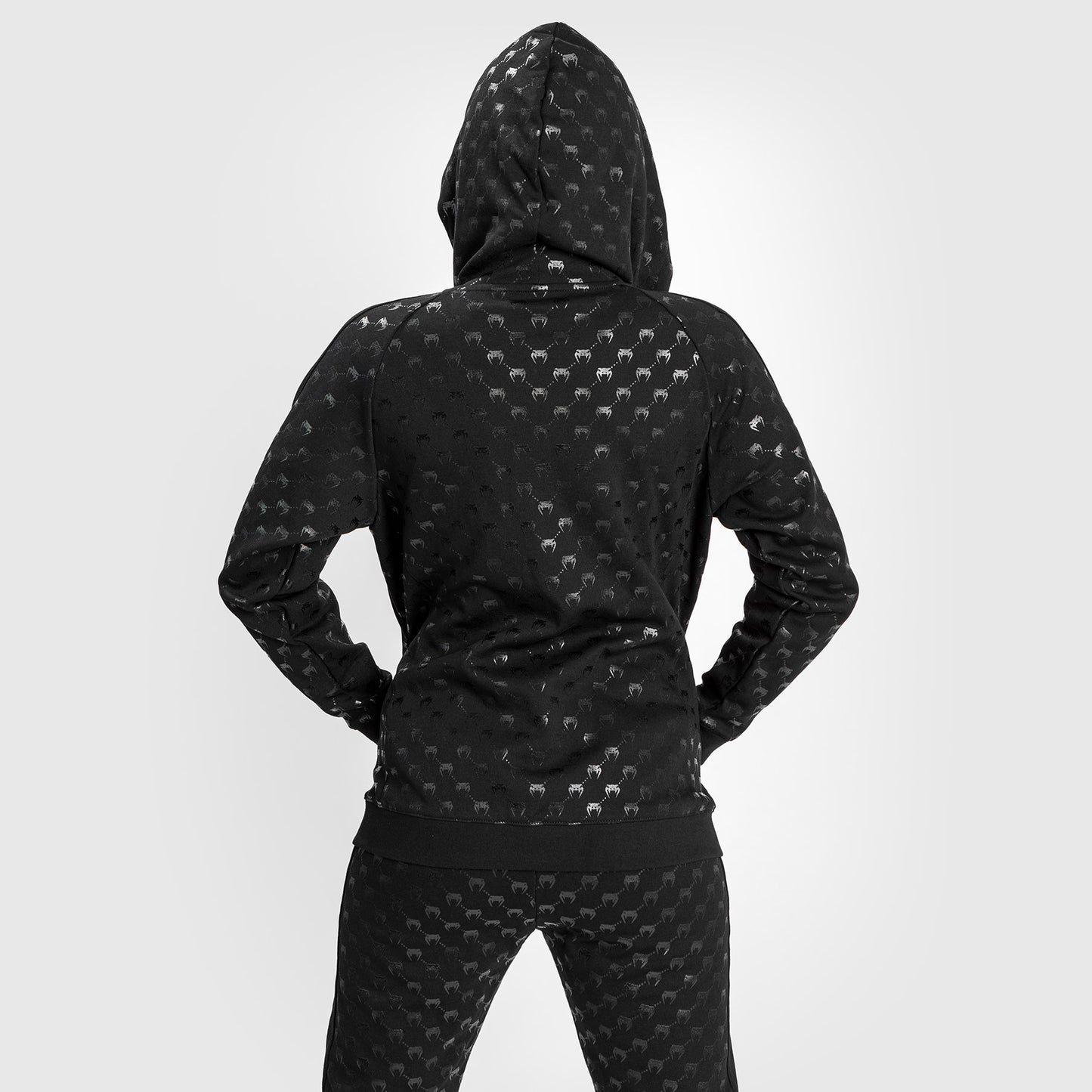 Venum Monogram Hoodie - Black/Pink Gold