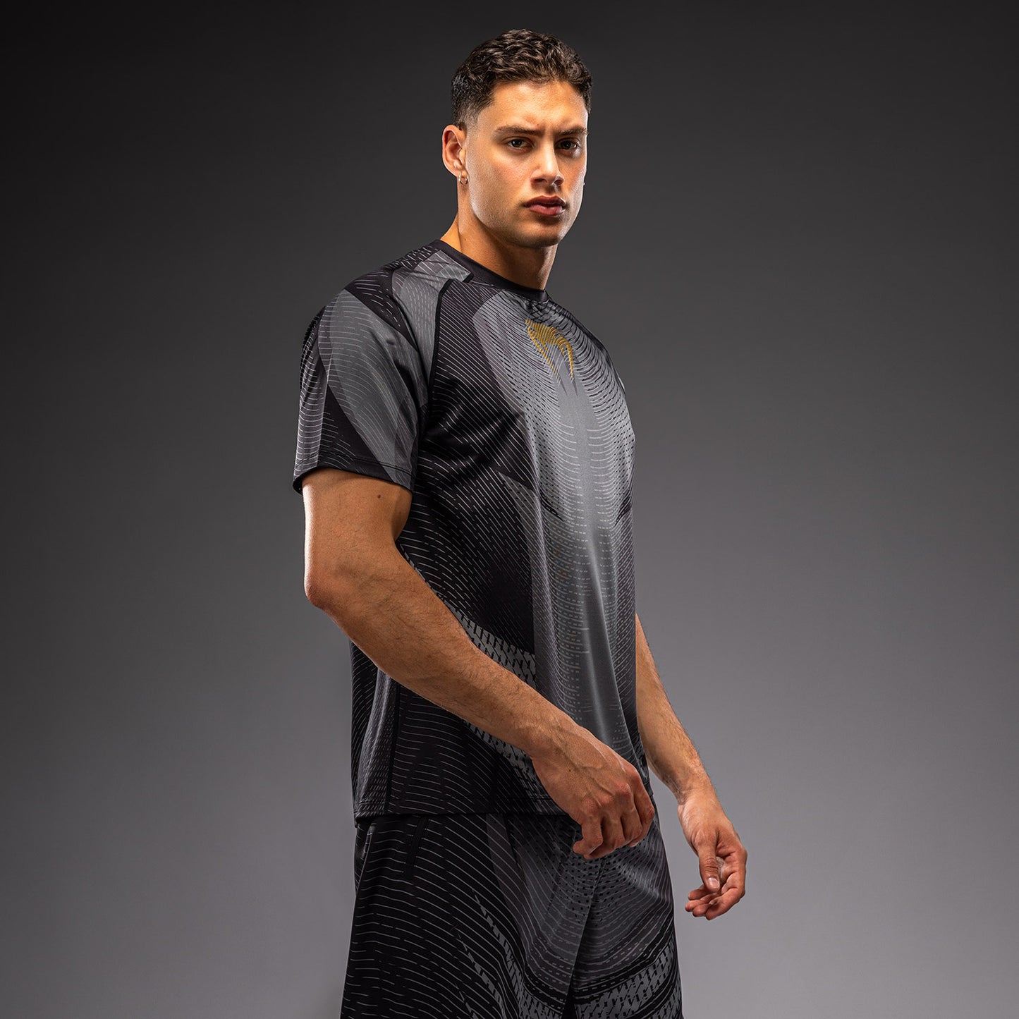 Venum Galactic 3.0 Dry Tech T-Shirt - Black/Gold
