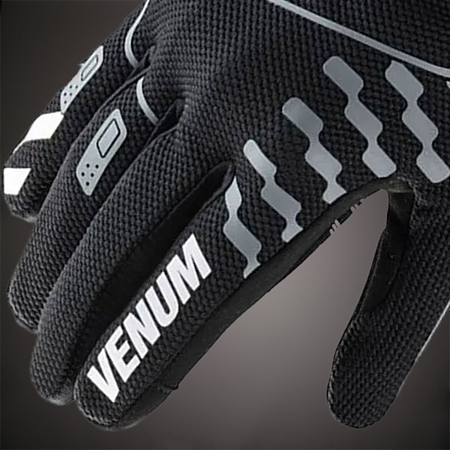 Venum x Ixon Hurry Motorcycle Glove – Black/White/Anthracite