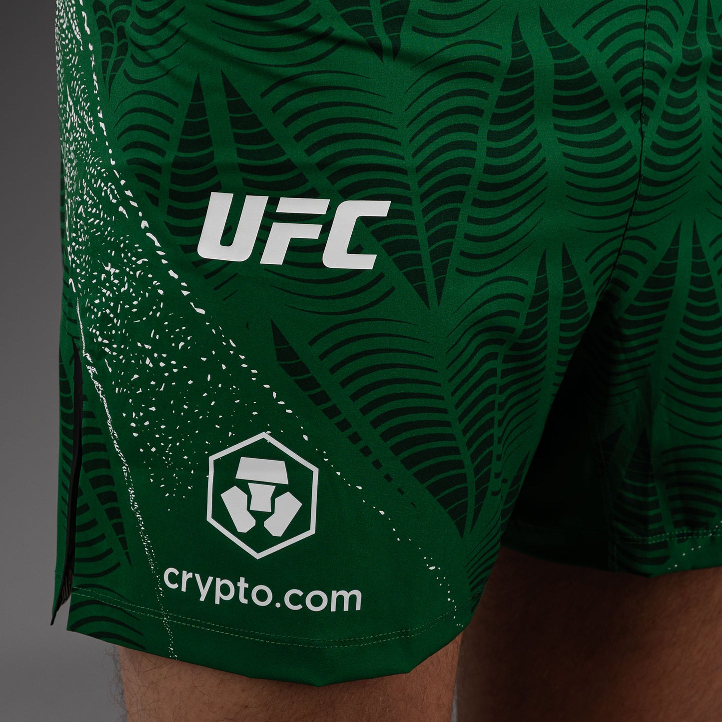 Men's UFC Zenith by Venum Green Authentic Fight Night Short Fit Fight Short