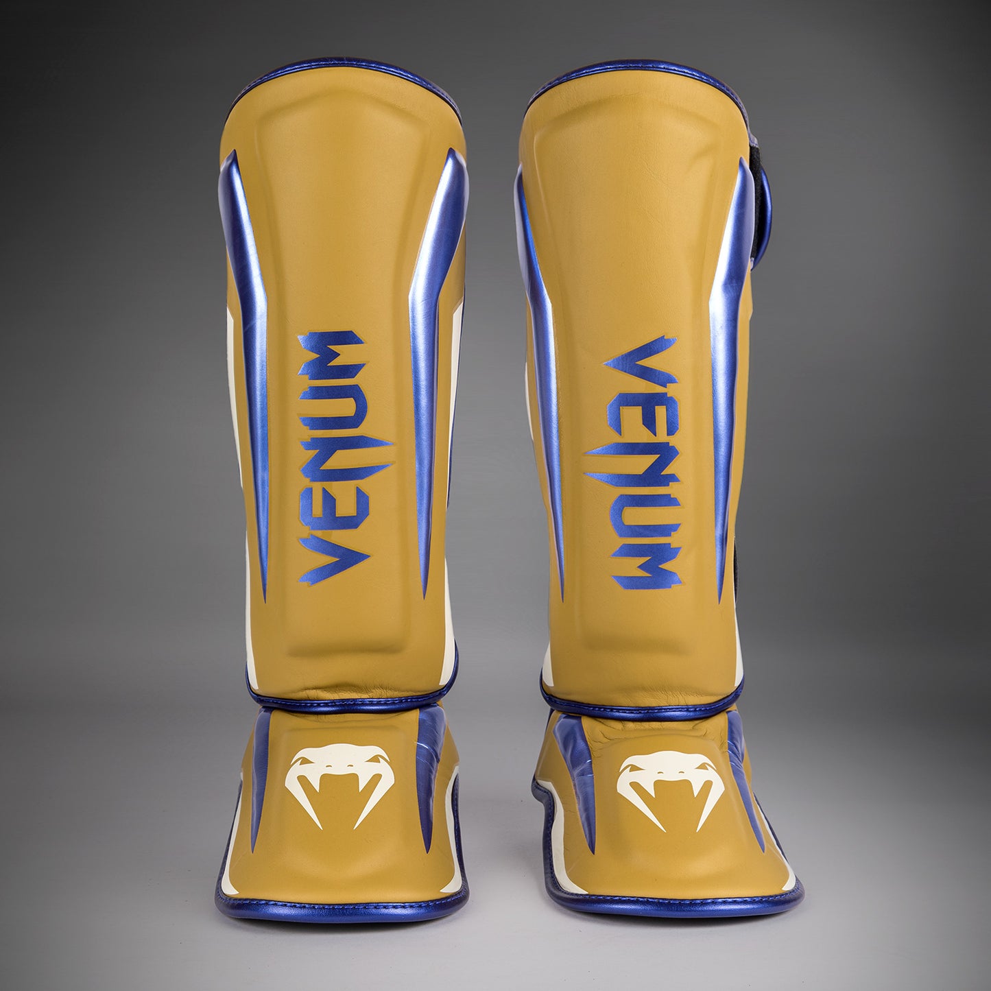 Venum Elite Shin Guards - Camel - Special Edition